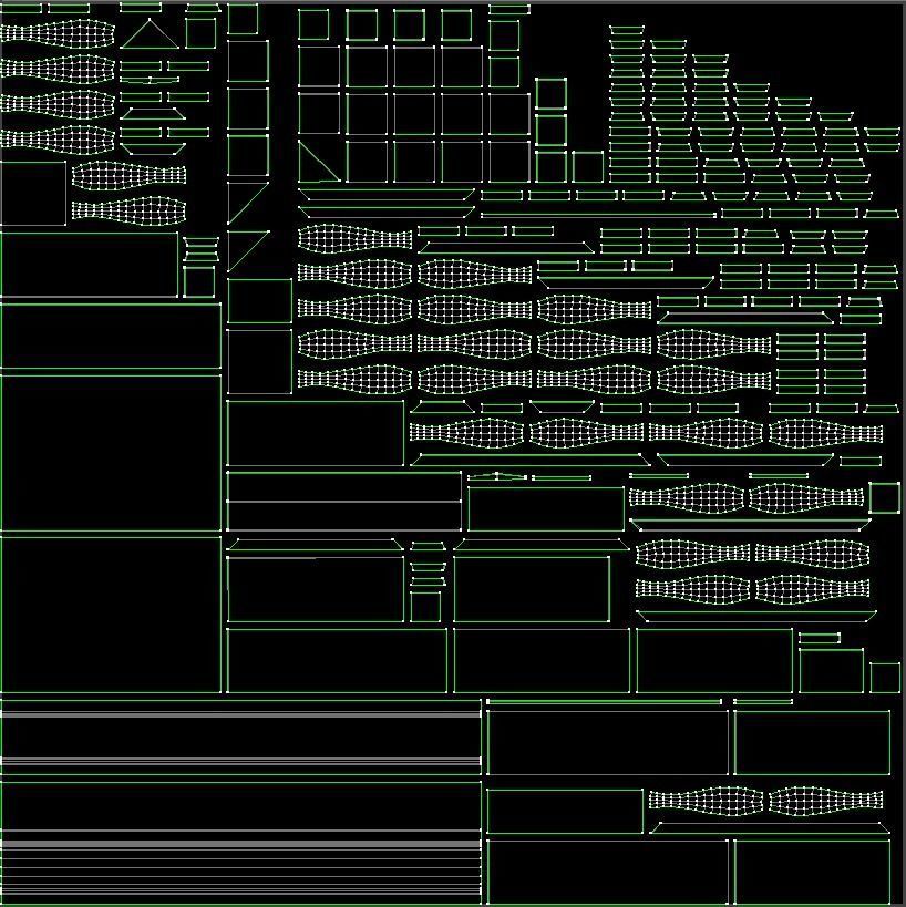 Balustrade fencing staircase balcony terrace 3D model_14