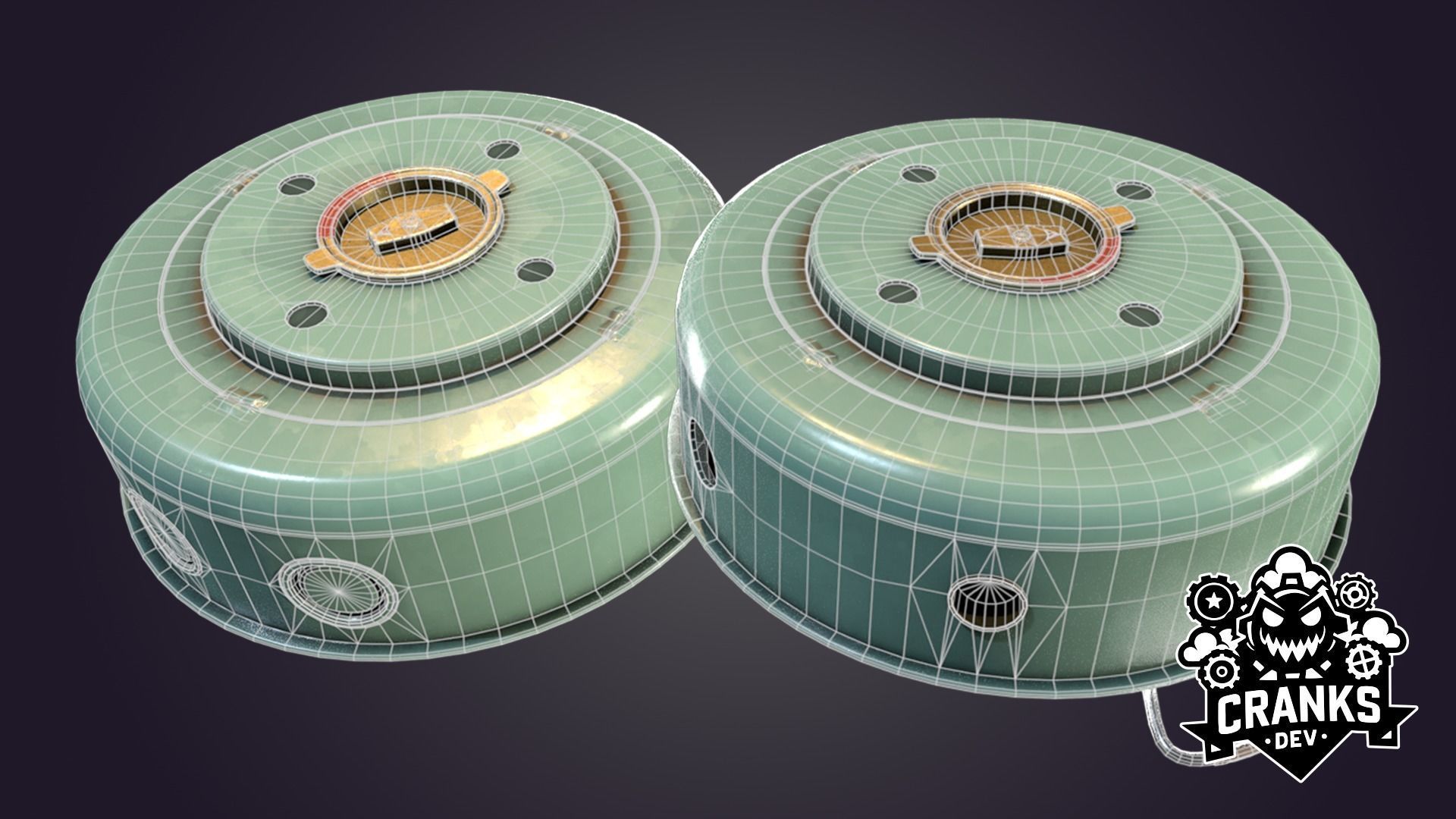 M20 Anti-Tank Game Ready PBR Asset Free low-poly 3D model_2