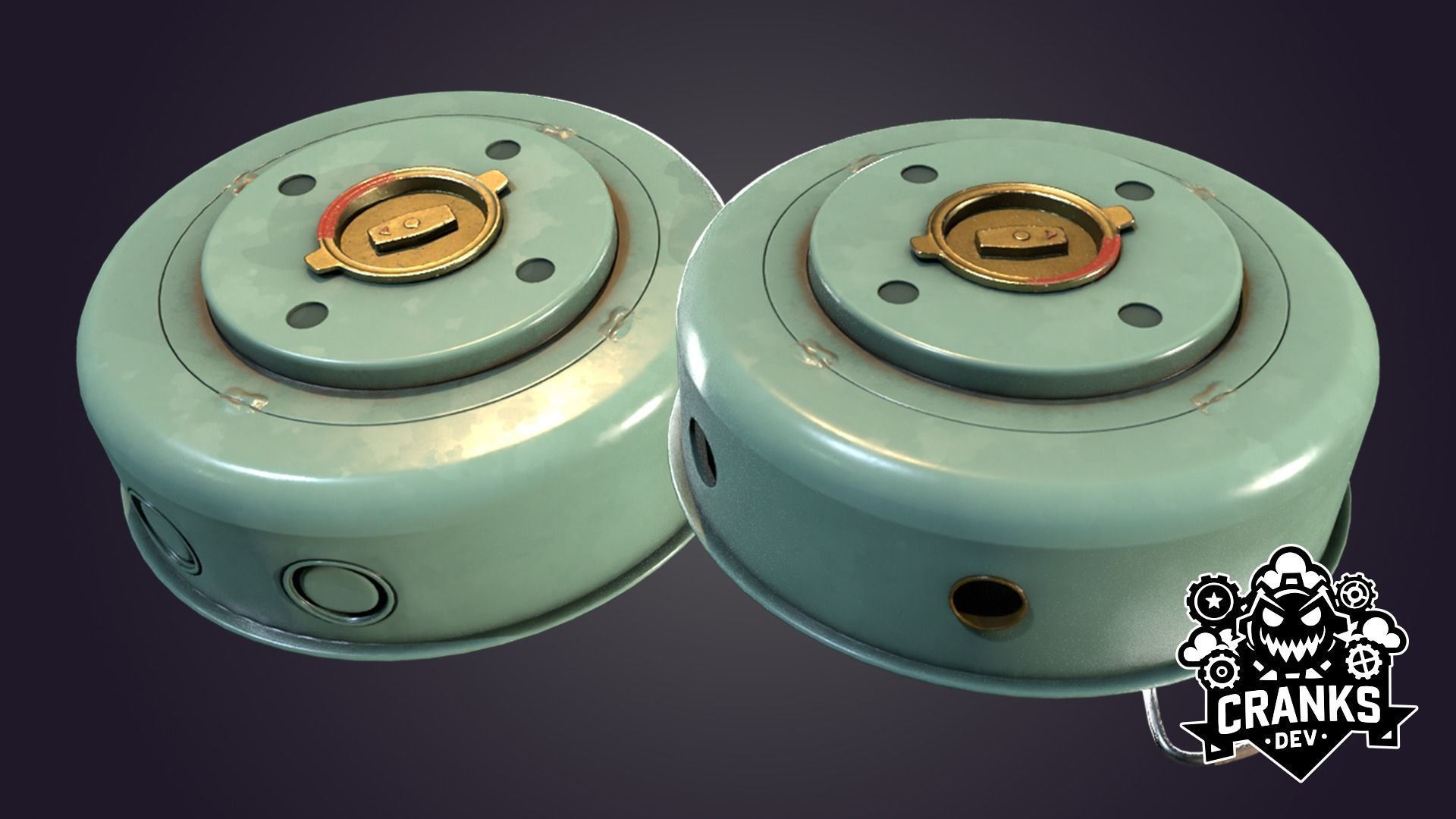 M20 Anti-Tank Game Ready PBR Asset Free low-poly 3D model_3