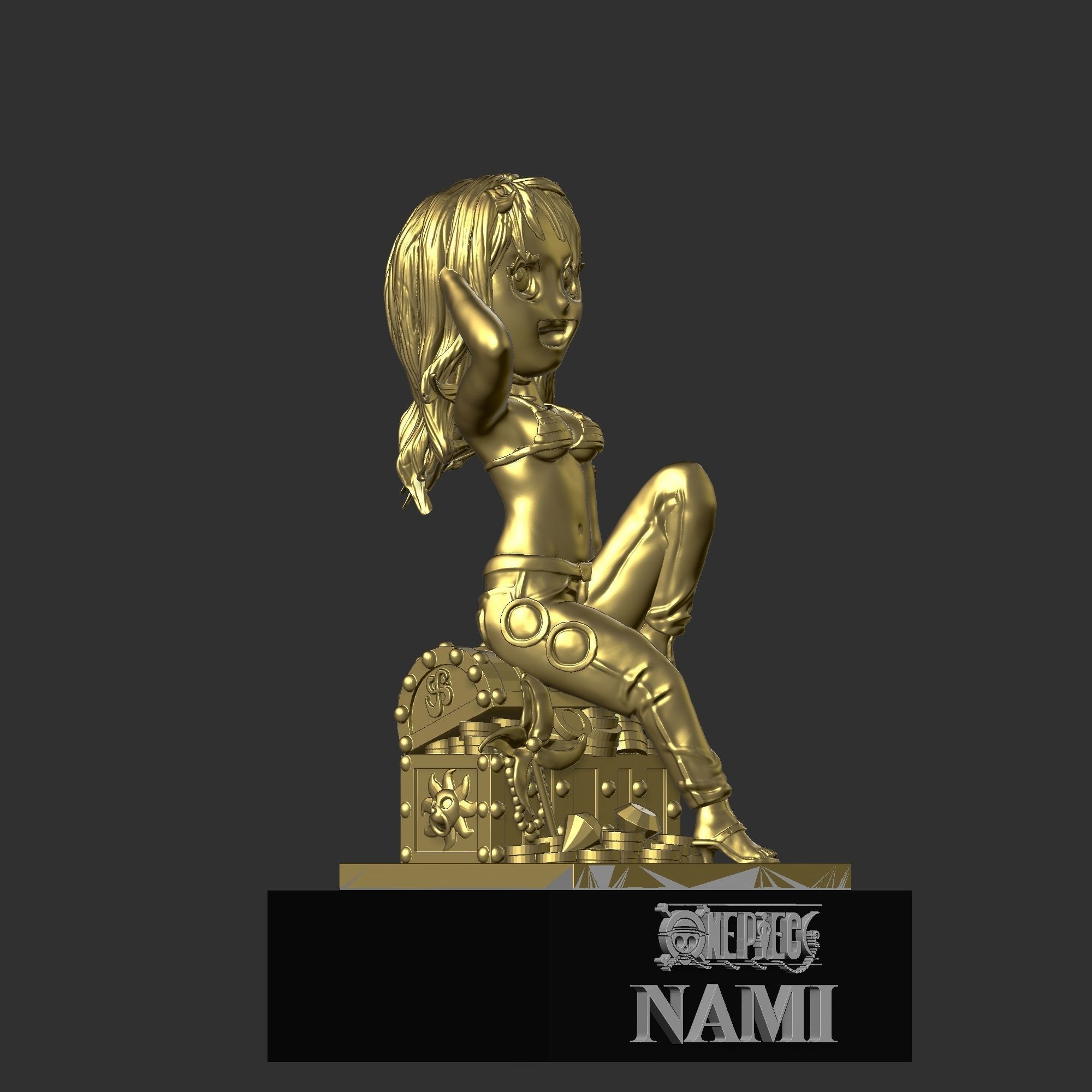 ONE PIECE KUMAMOTO - NAMI 3D print model_7