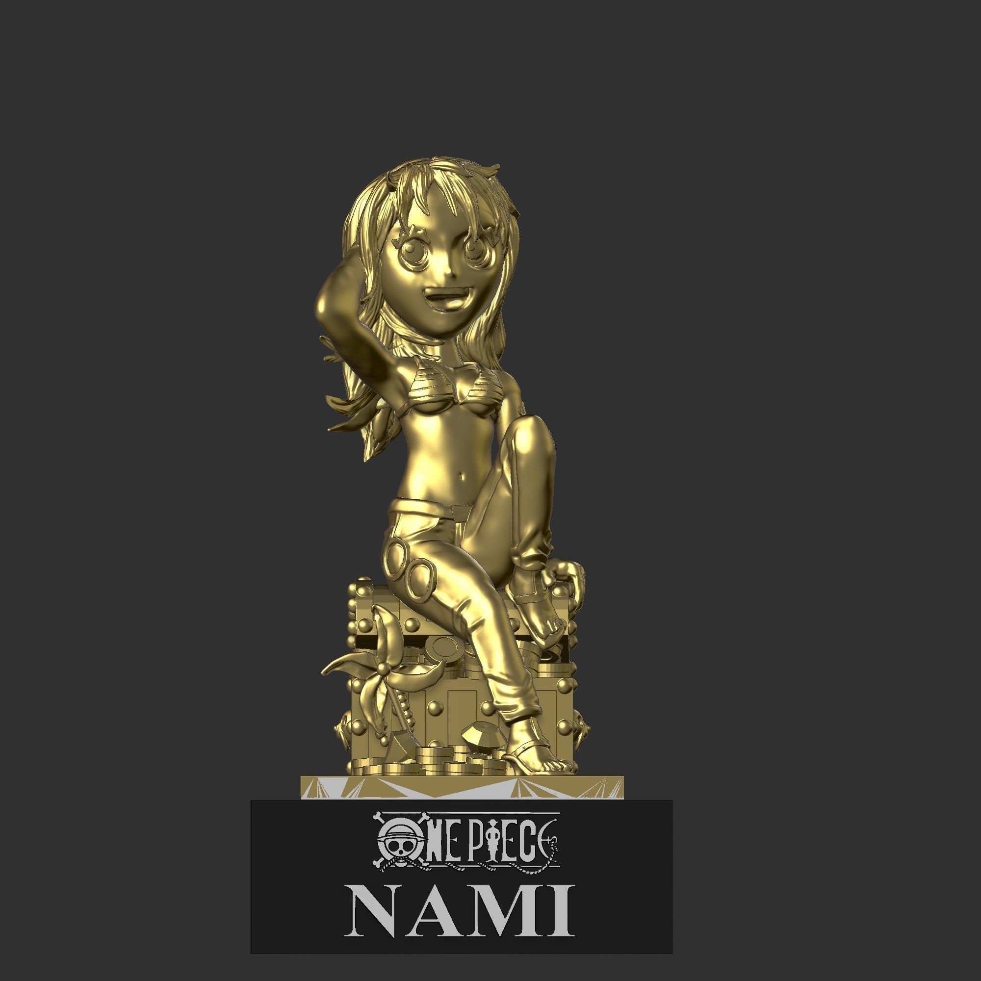 ONE PIECE KUMAMOTO - NAMI 3D print model_8