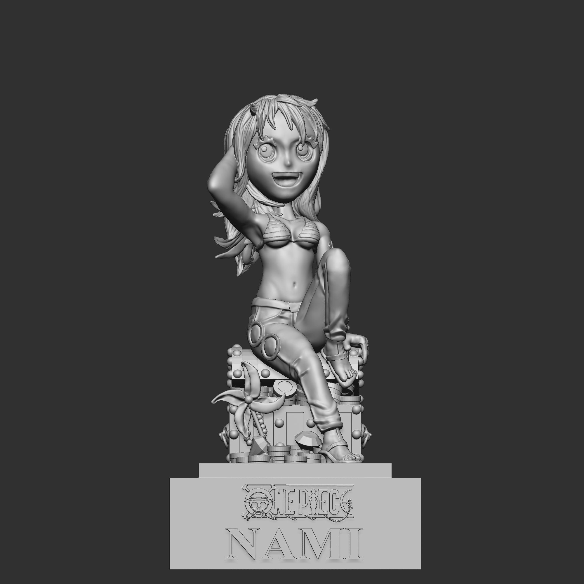ONE PIECE KUMAMOTO - NAMI 3D print model_9