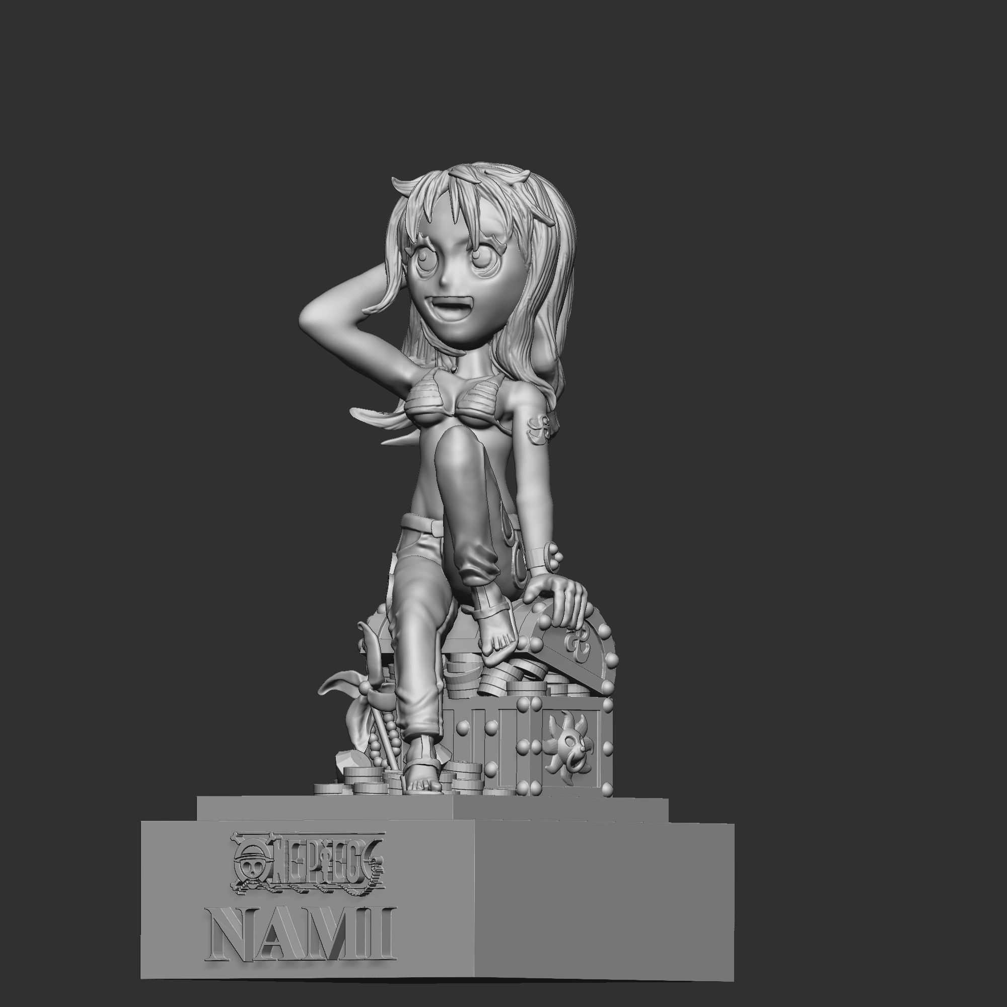 ONE PIECE KUMAMOTO - NAMI 3D print model_4