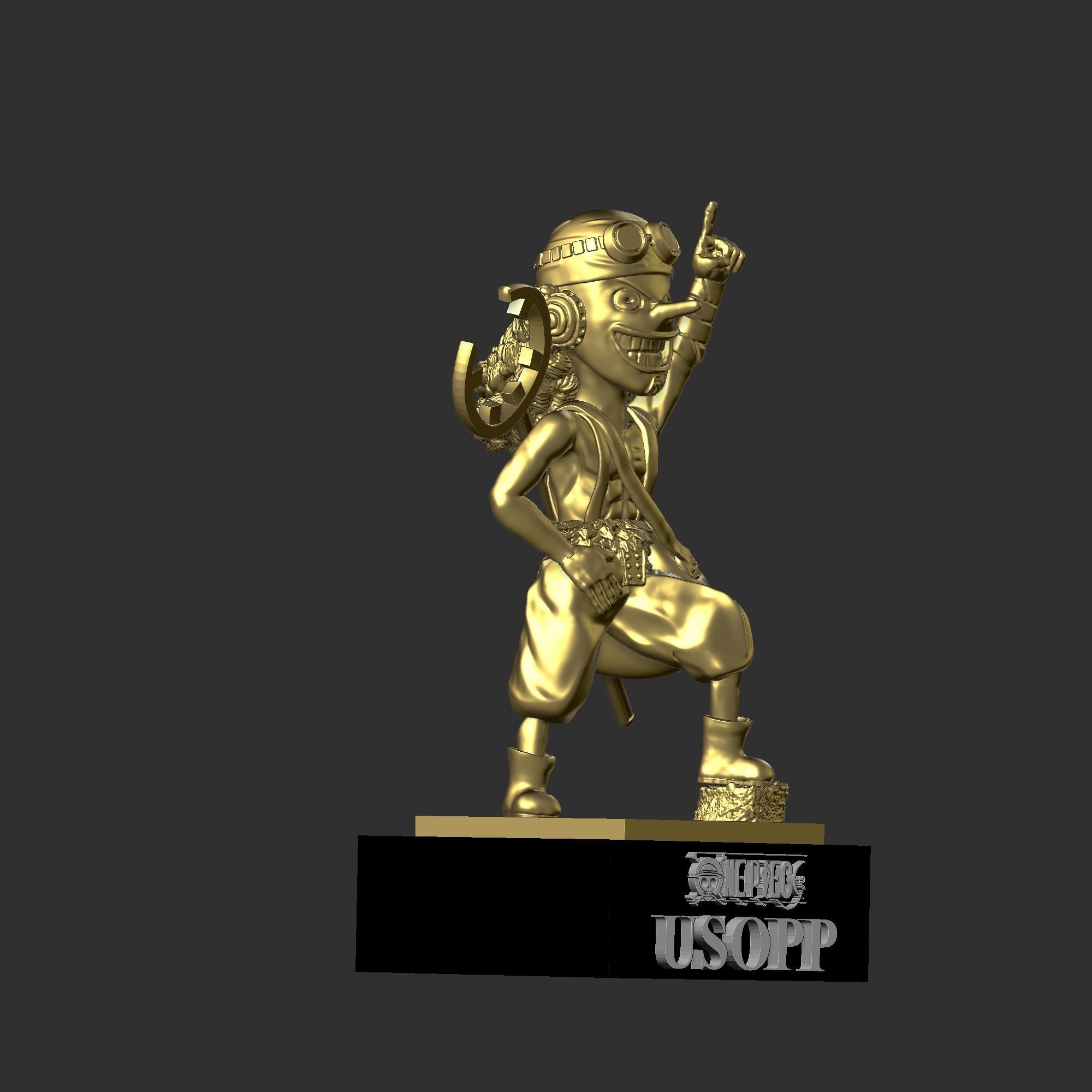 ONE PIECE KUMAMOTO - USOPP 3D print model_7