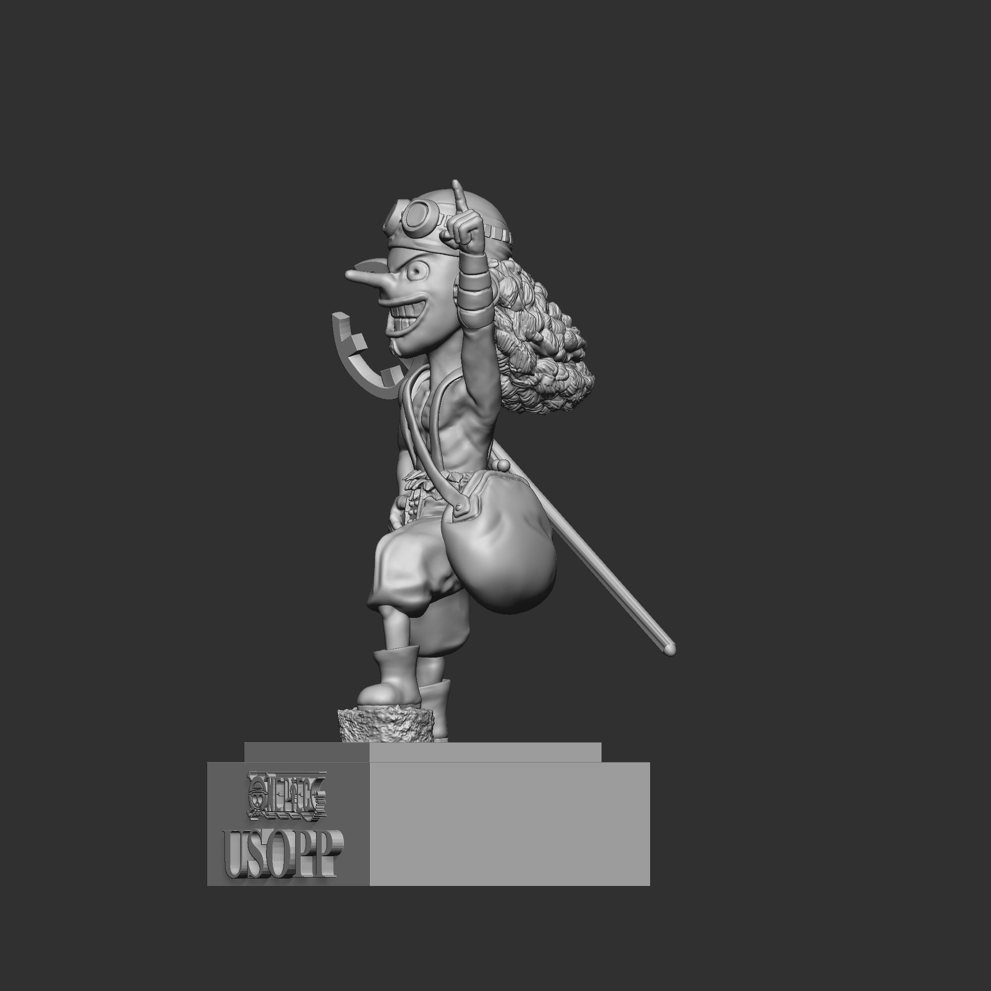ONE PIECE KUMAMOTO - USOPP 3D print model_4