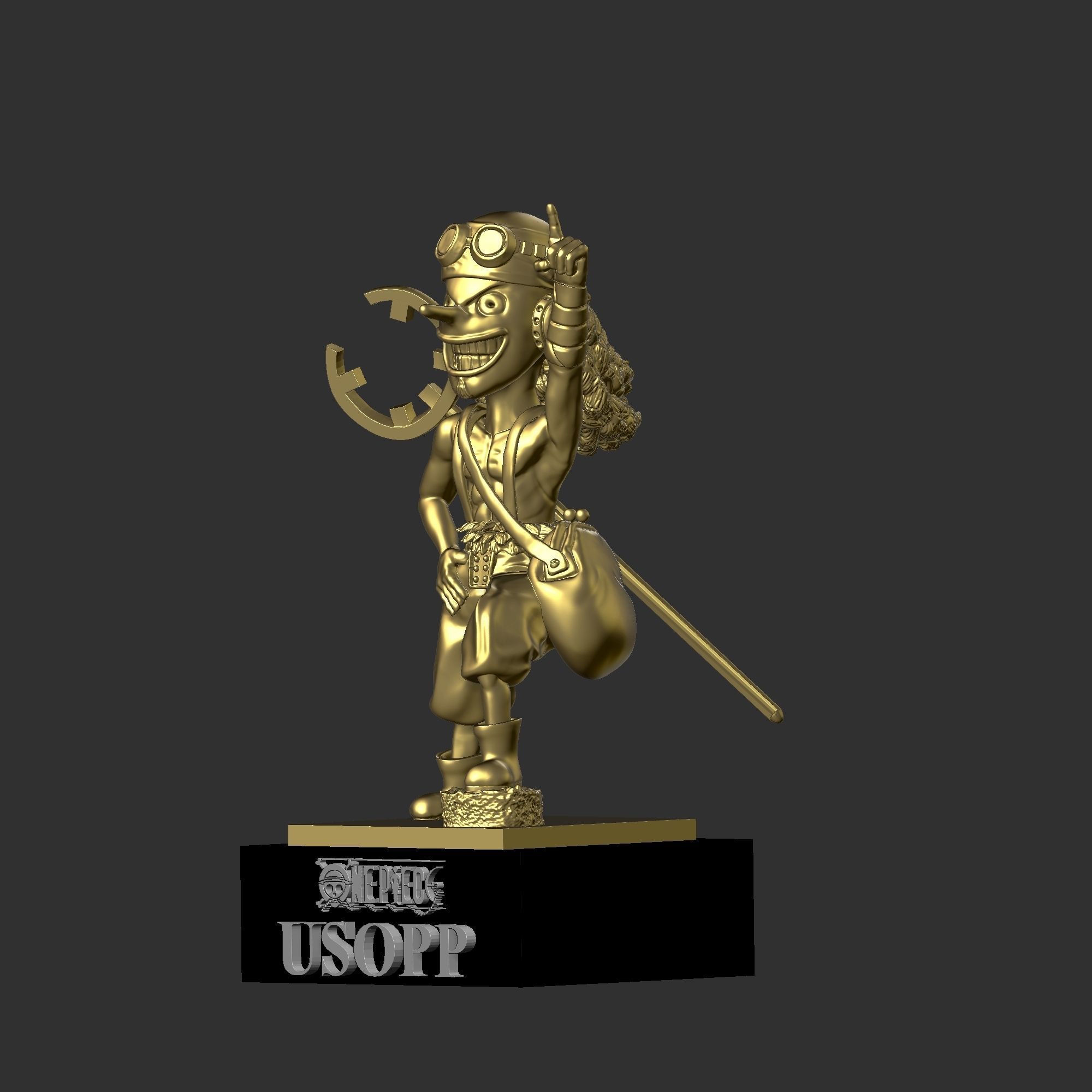 ONE PIECE KUMAMOTO - USOPP 3D print model_6