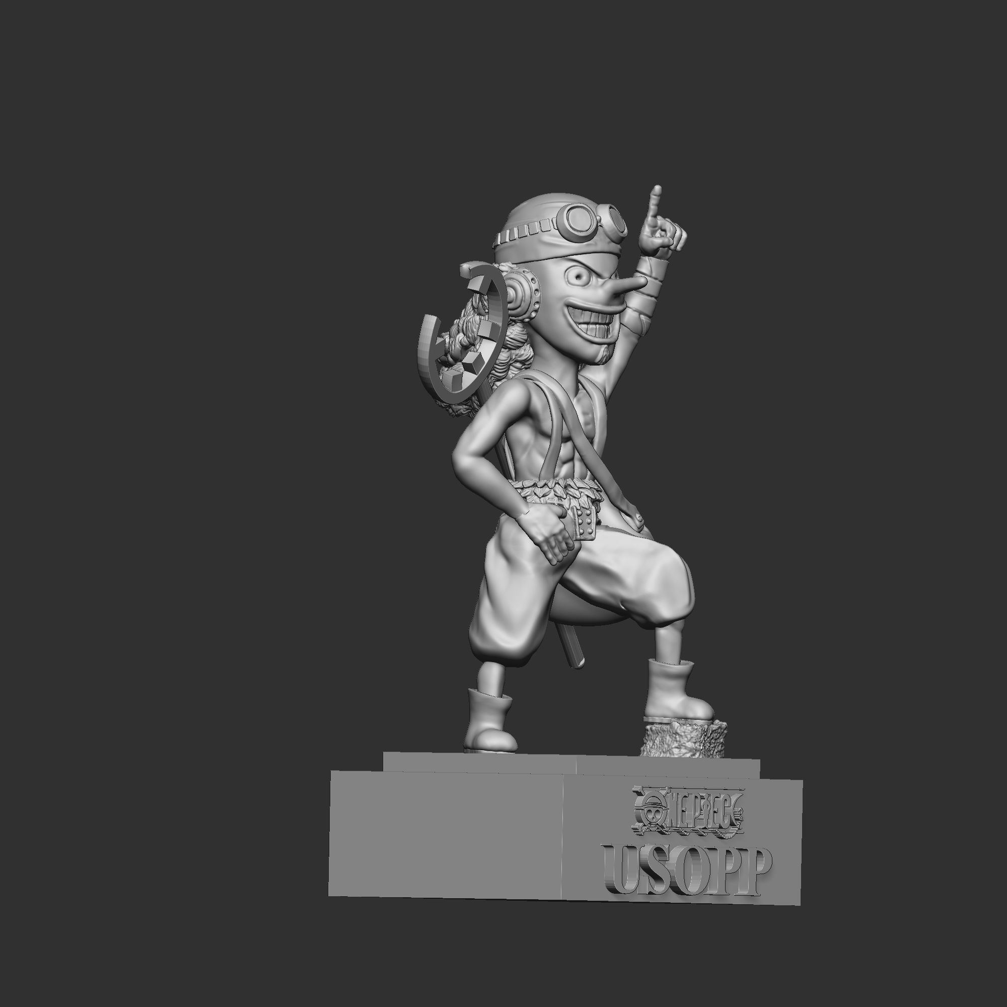 ONE PIECE KUMAMOTO - USOPP 3D print model_5