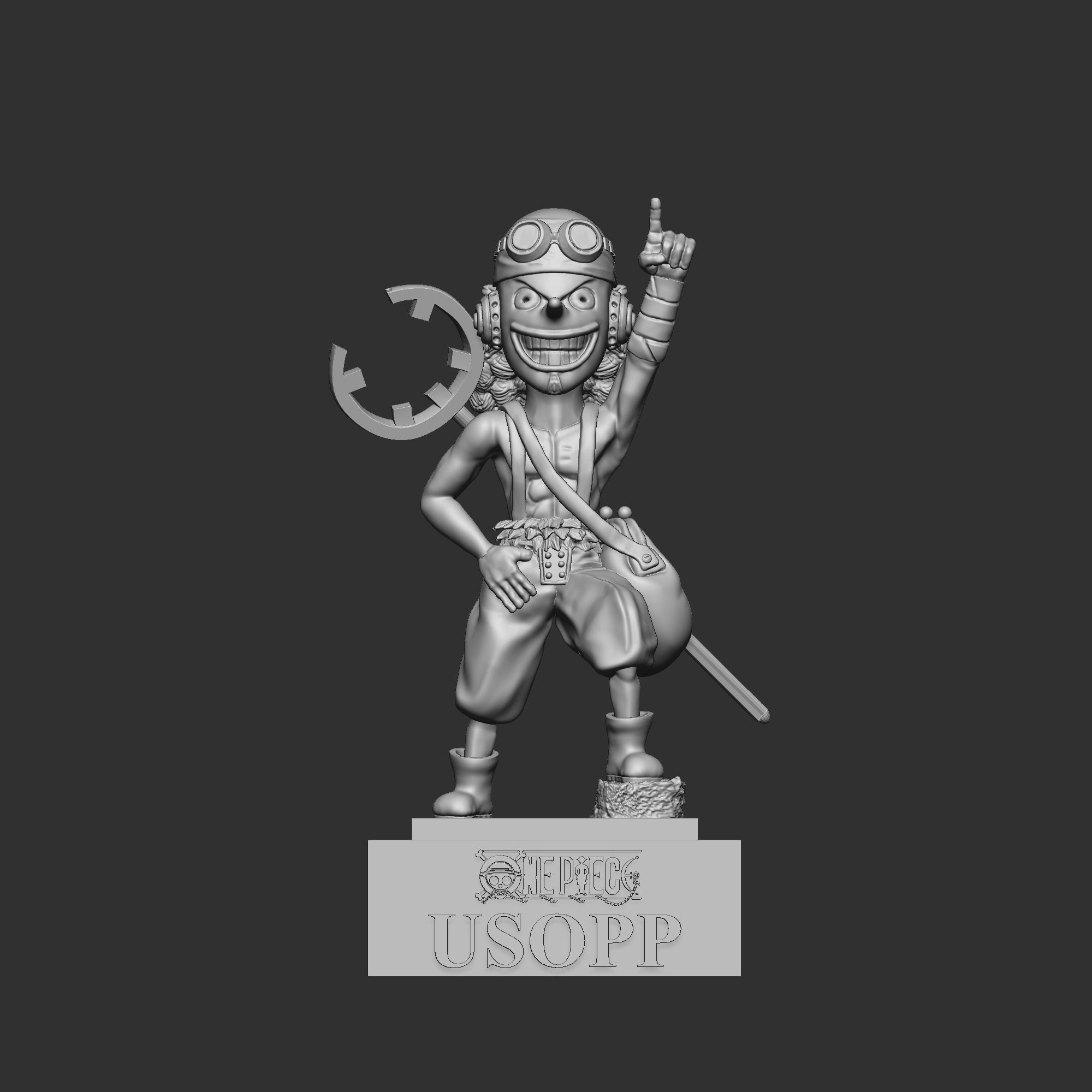 ONE PIECE KUMAMOTO - USOPP 3D print model_9