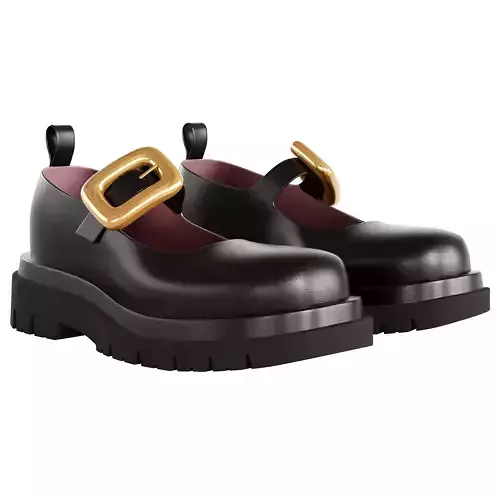Bottega Veneta Lug Mary Jane Loafer  