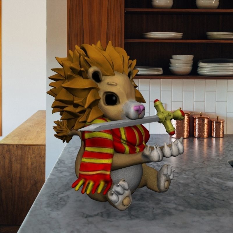 HARRY POTTER HOGWARTS HOUSES- GRYFFINDOR 3D print model_6