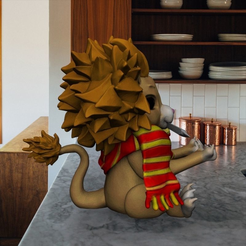 HARRY POTTER HOGWARTS HOUSES- GRYFFINDOR 3D print model_7