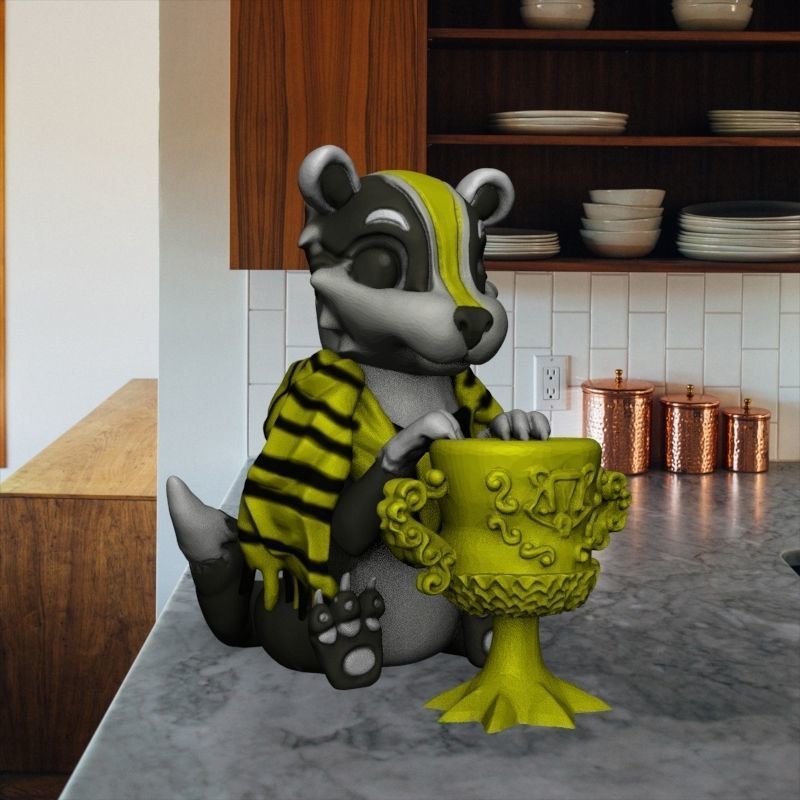 HARRY POTTER HOGWARTS ALL HOUSES- COLLECTION 3D print model_29