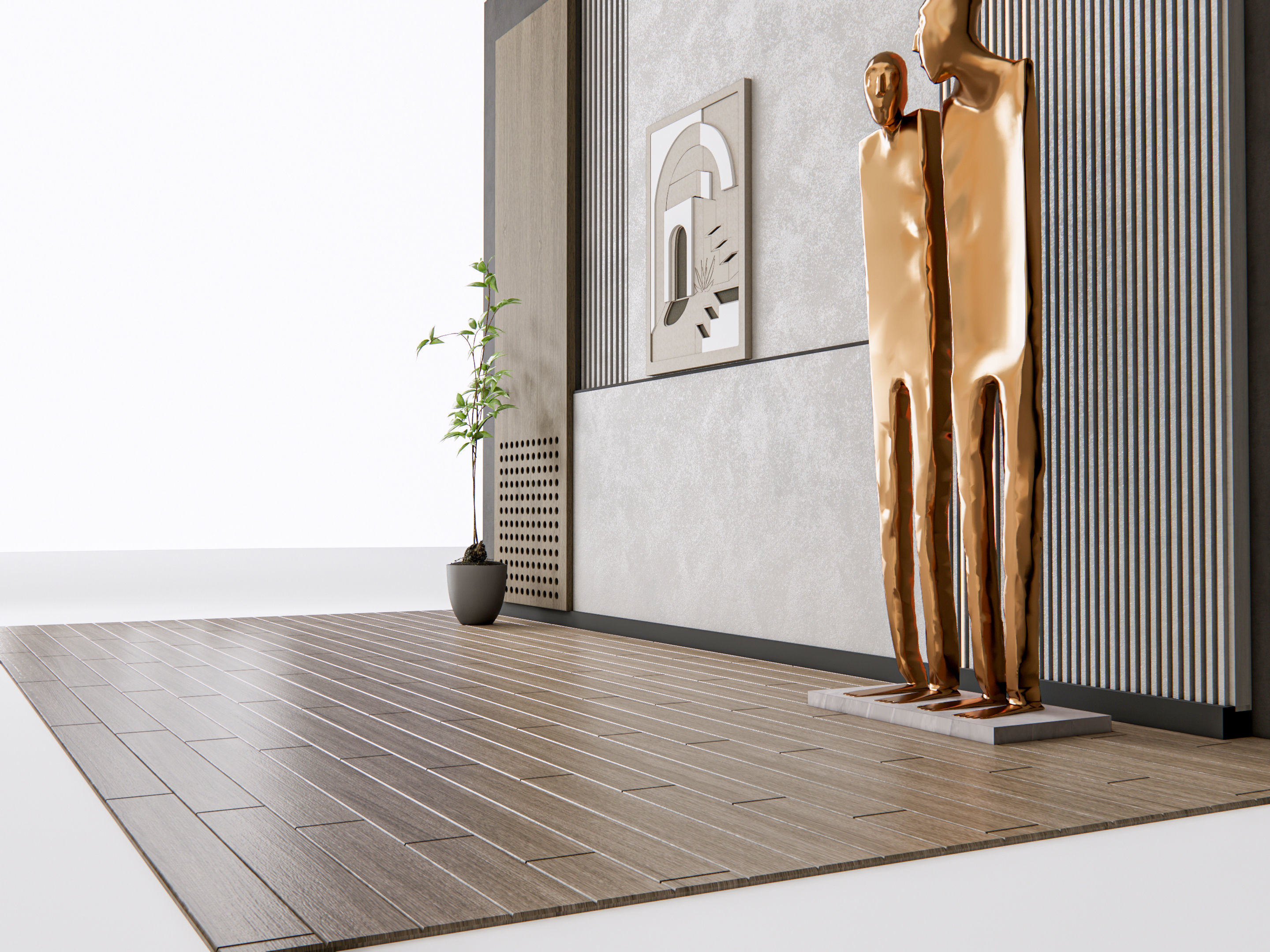 Decorative Wall Panel 3D wall panel 3d panel Backdrop 3  3D model_8