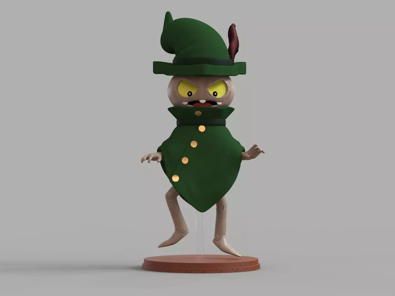FANTOCCIO - BILLIE BUST UP 3D print model_0