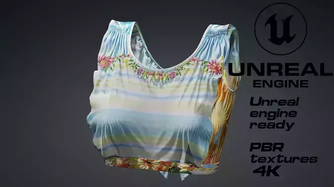 Floral Top PBR 4k