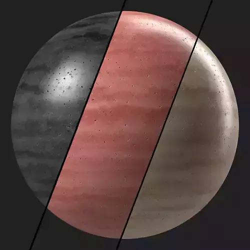 Stone Wall Materials 112- Travertine Stone - Sbsar Pbr Seamless