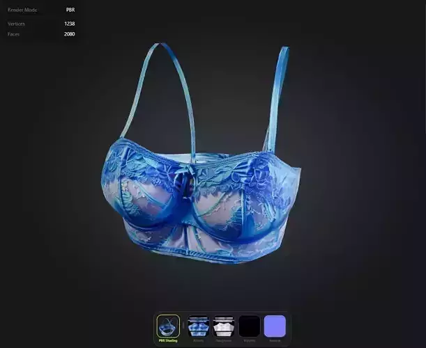 Sexy Bra PBR 4k