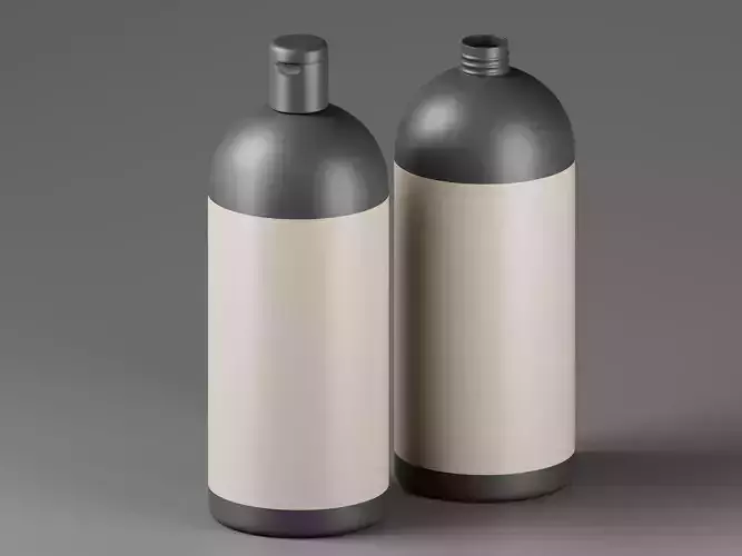 Liquid Product Bottle 3D Model