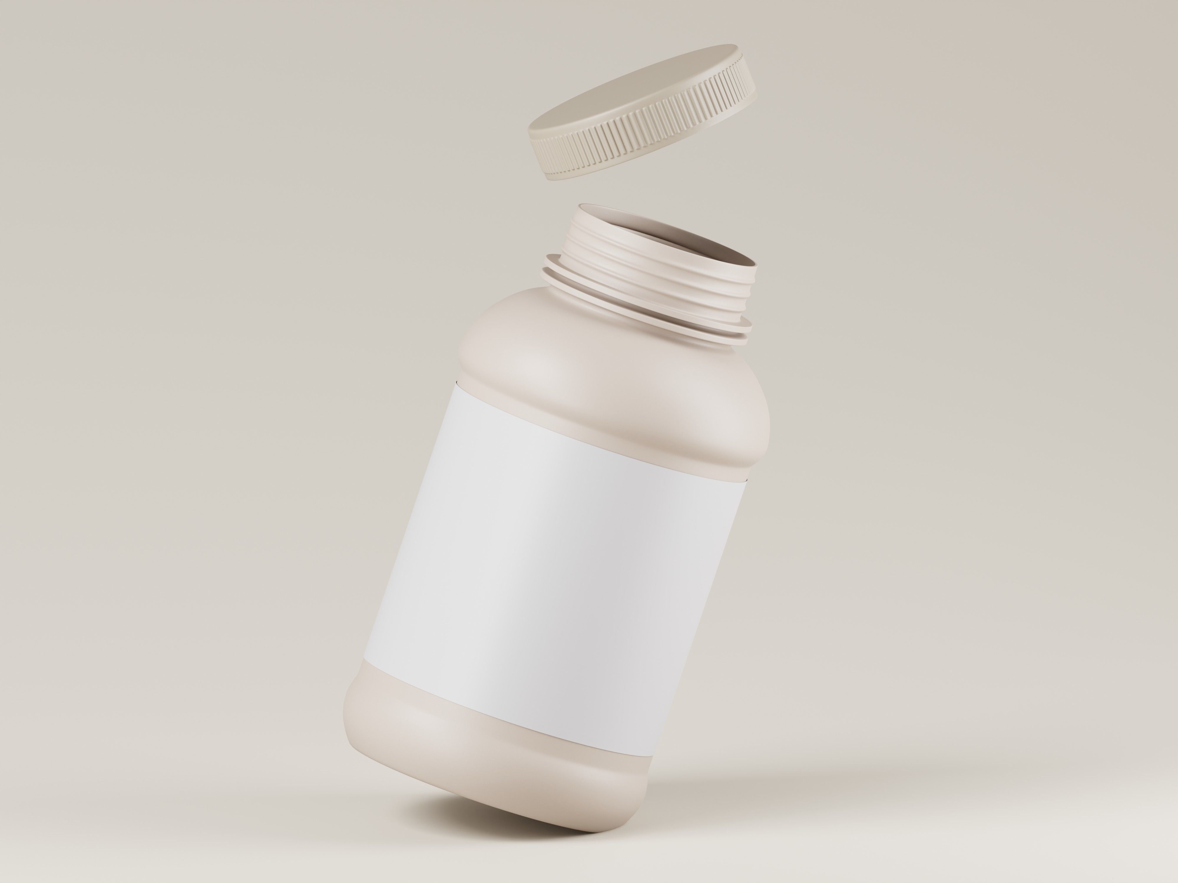 Plastic Bottle 3D Model Low-poly 3D model_5