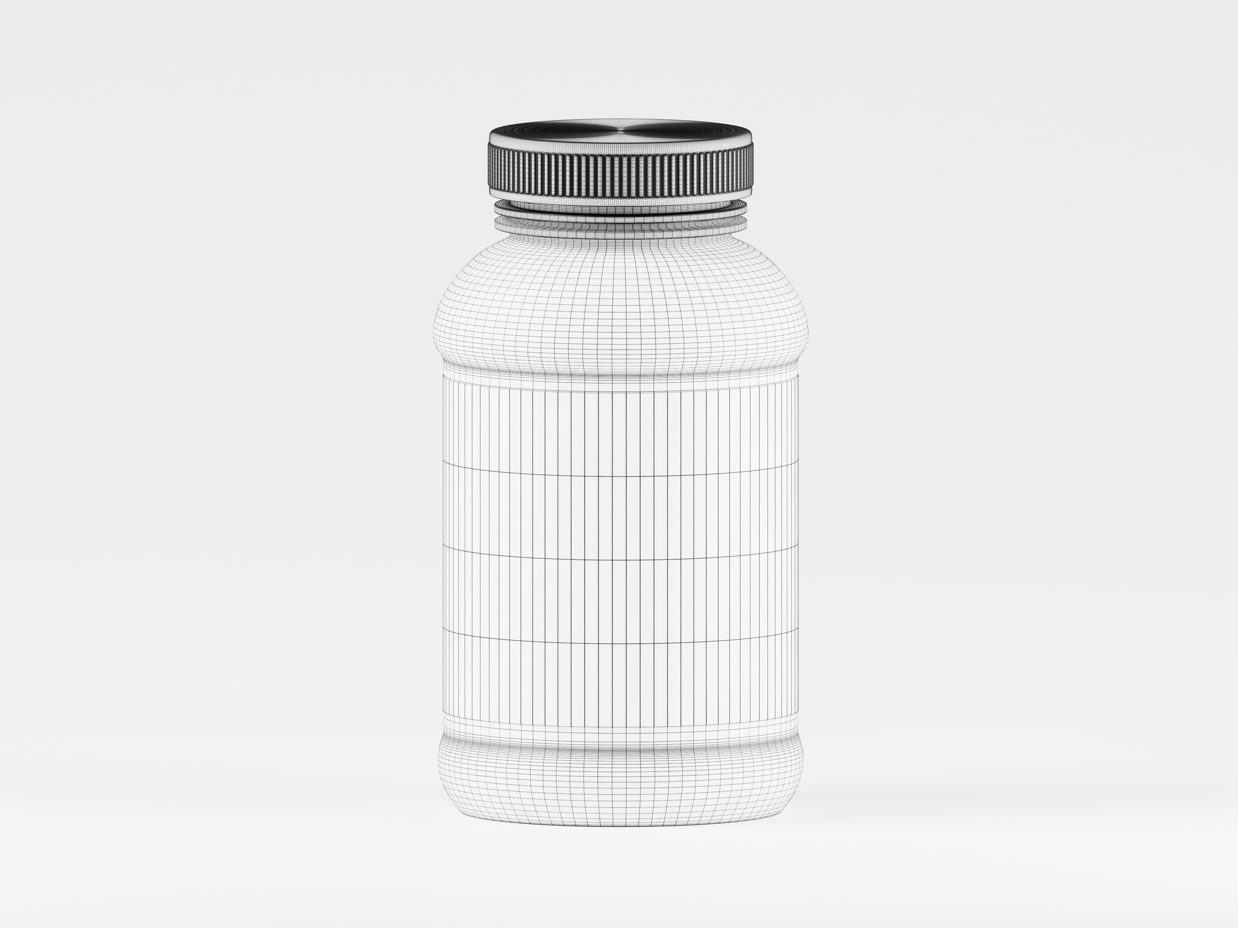 Plastic Bottle 3D Model Low-poly 3D model_2