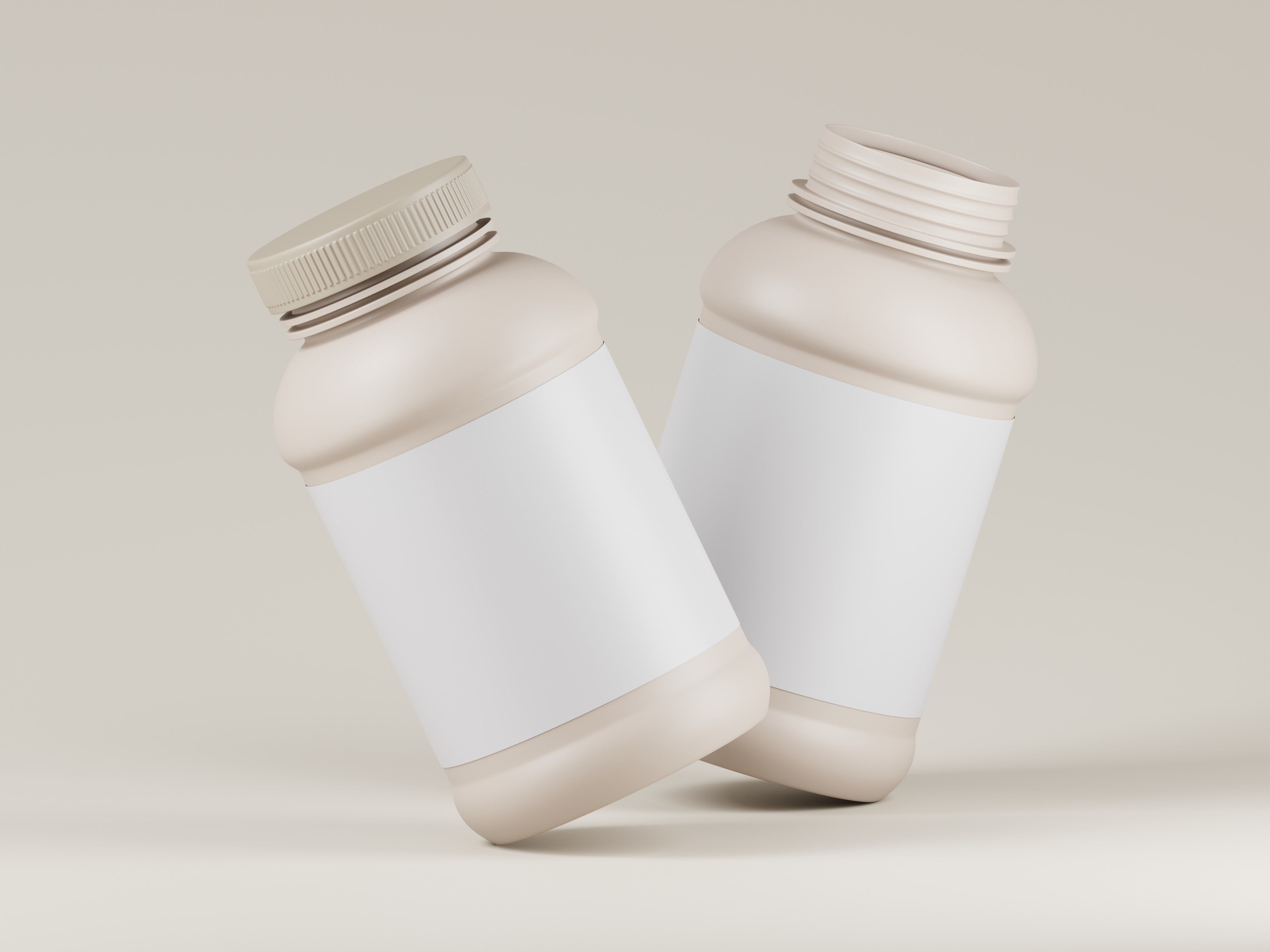 Plastic Bottle 3D Model Low-poly 3D model_9