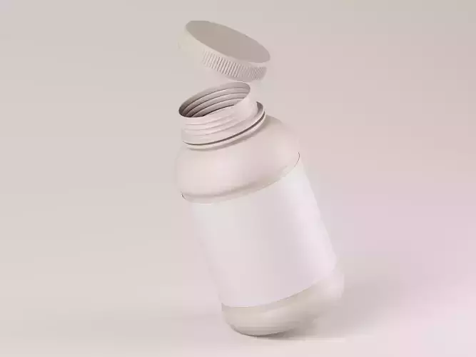 Plastic Bottle 3D Model