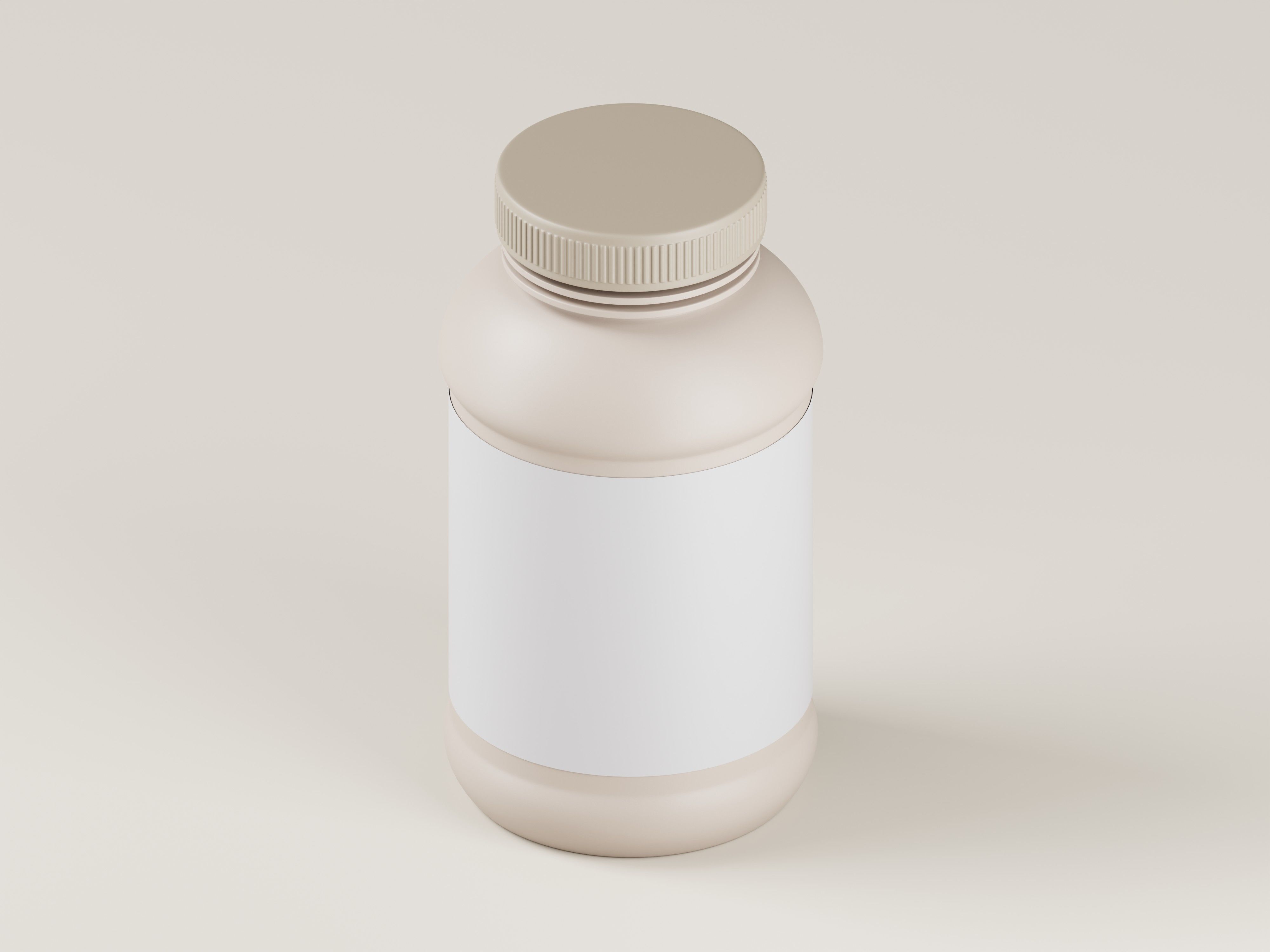 Plastic Bottle 3D Model Low-poly 3D model_3