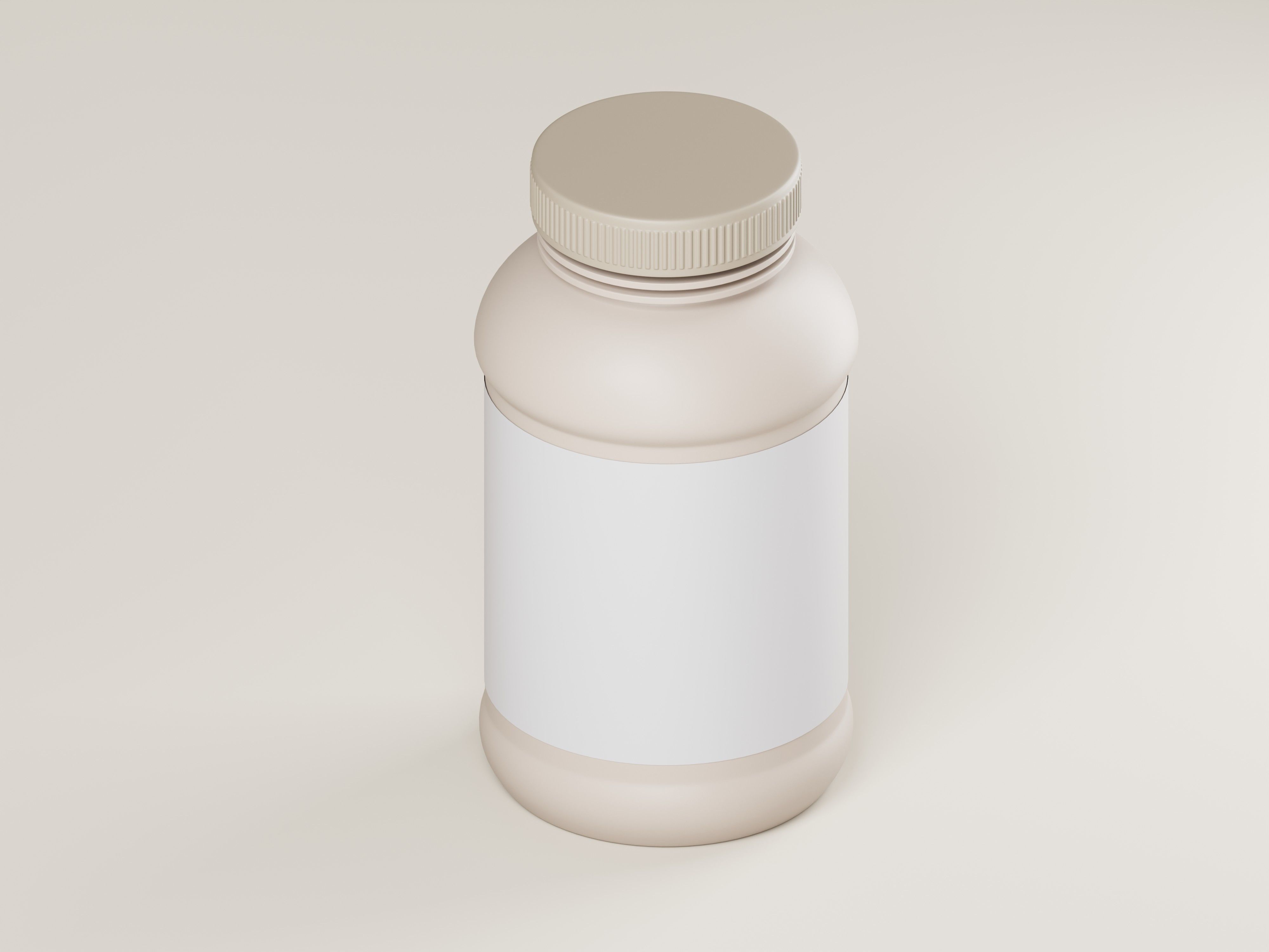 Plastic Bottle 3D Model Low-poly 3D model_4