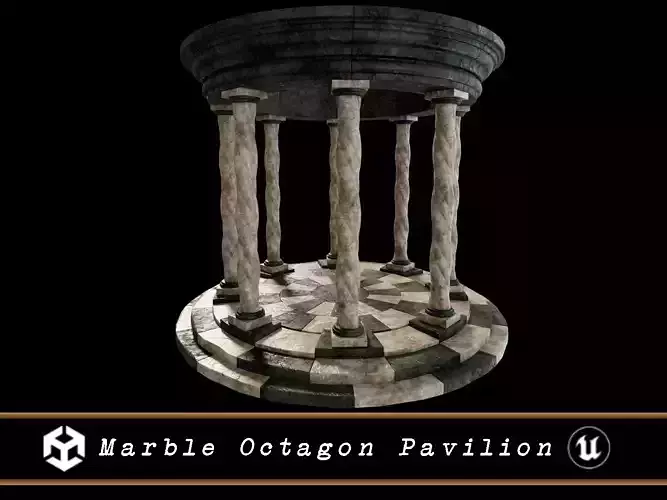 Marble Octagon Pavilion 