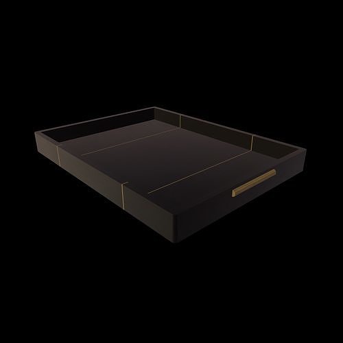 Serving Tray Free low-poly 3D model