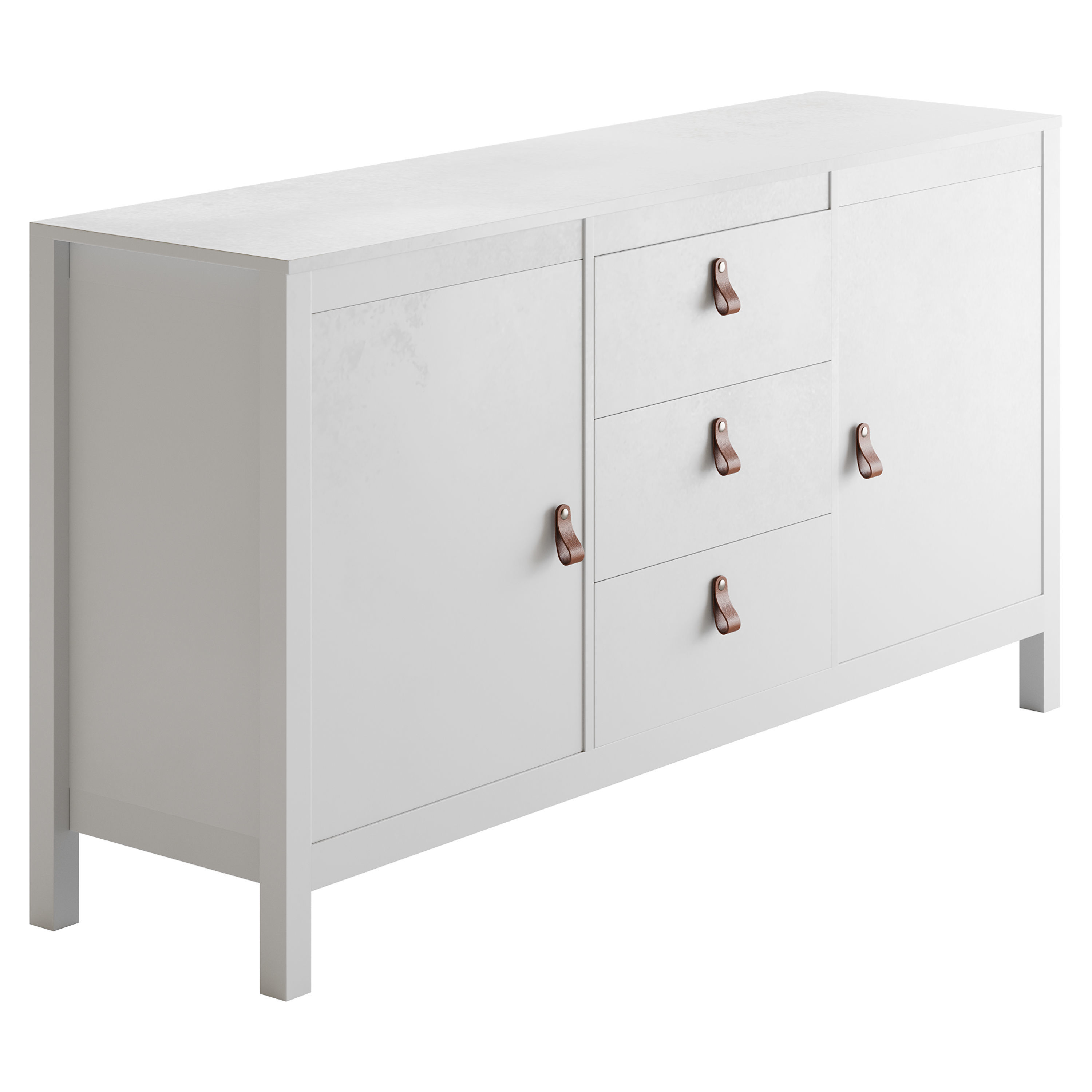 Mcintyre Wide 3 Drawer Sideboard 3D model_14