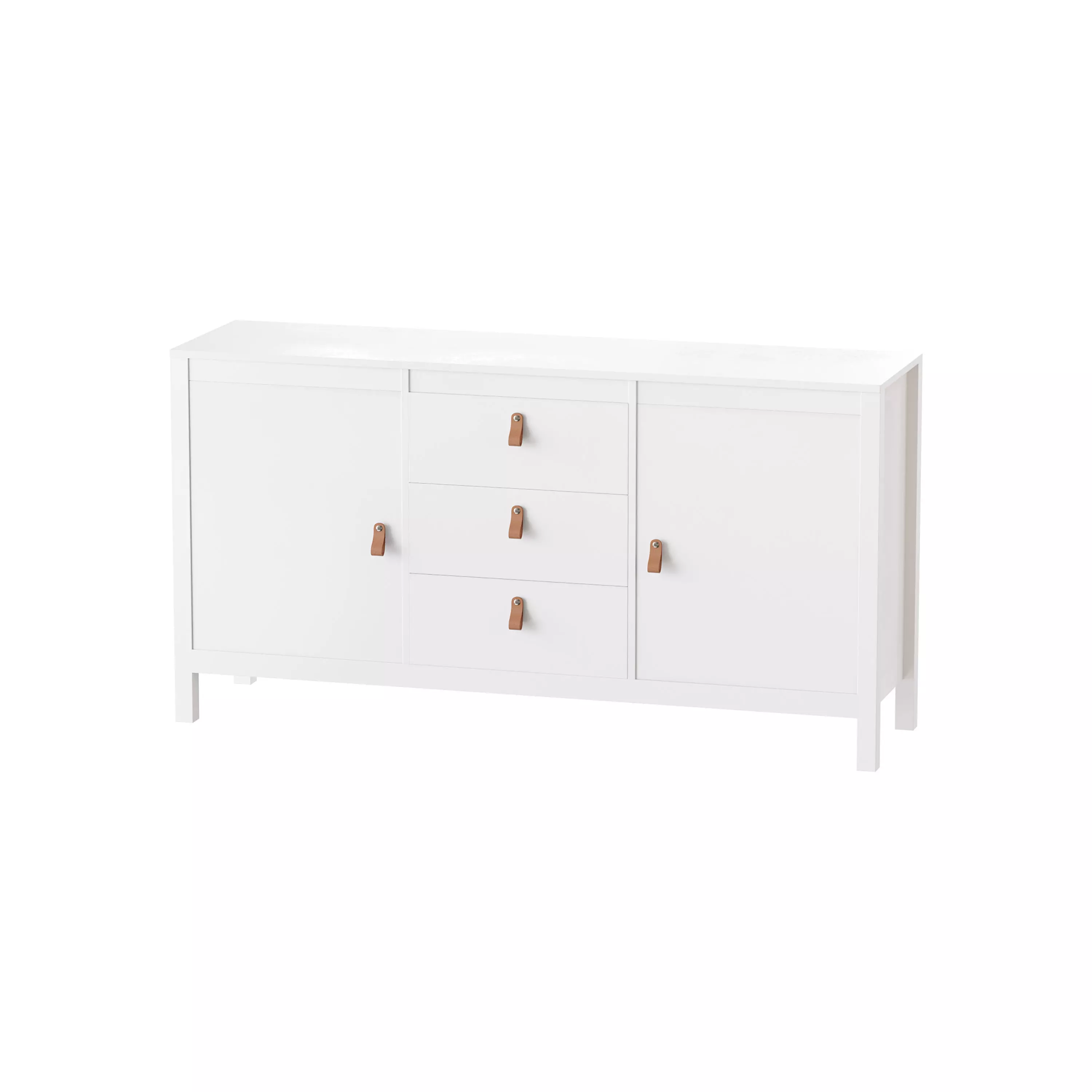 Mcintyre Wide 3 Drawer Sideboard 3D model_0