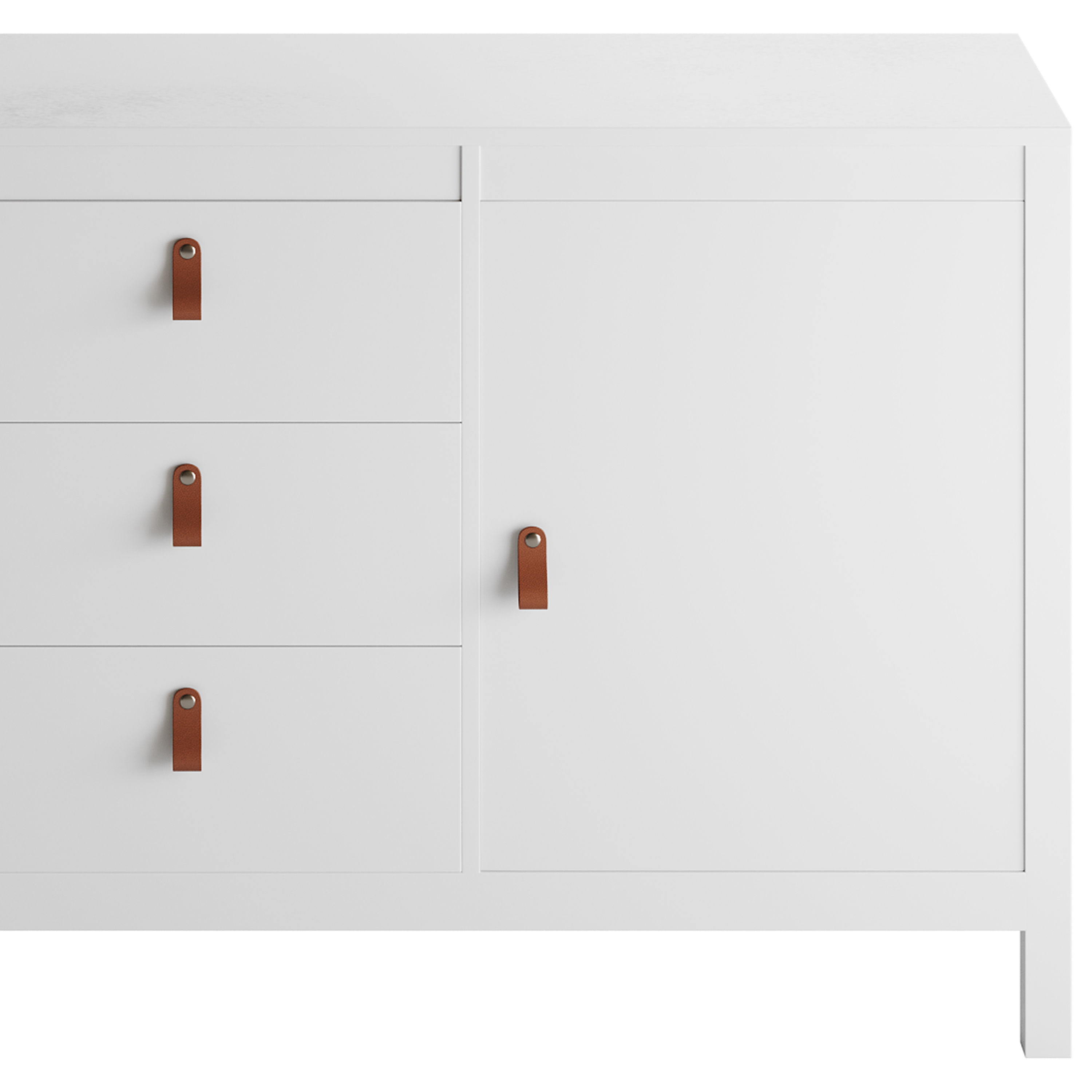 Mcintyre Wide 3 Drawer Sideboard 3D model_5