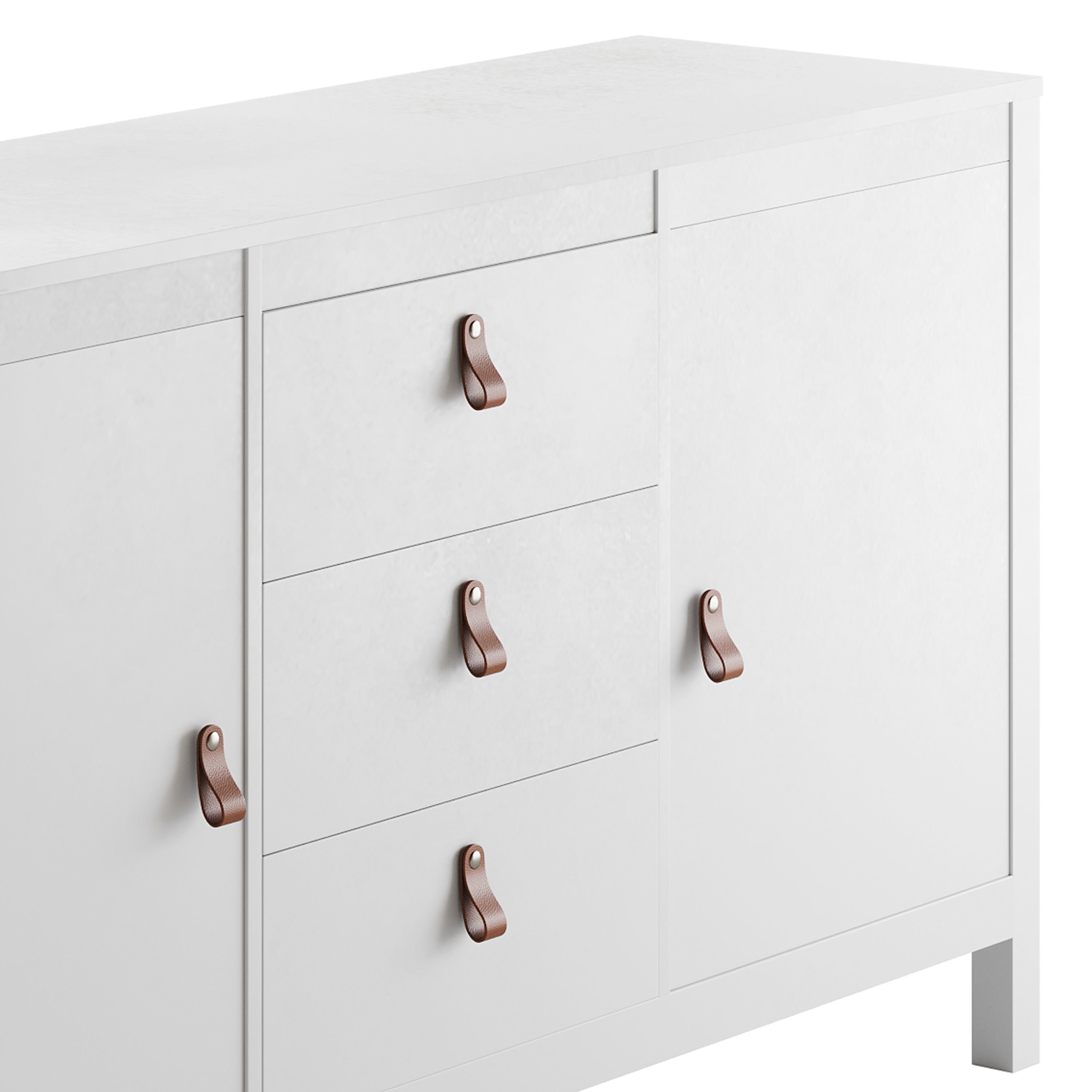 Mcintyre Wide 3 Drawer Sideboard 3D model_13