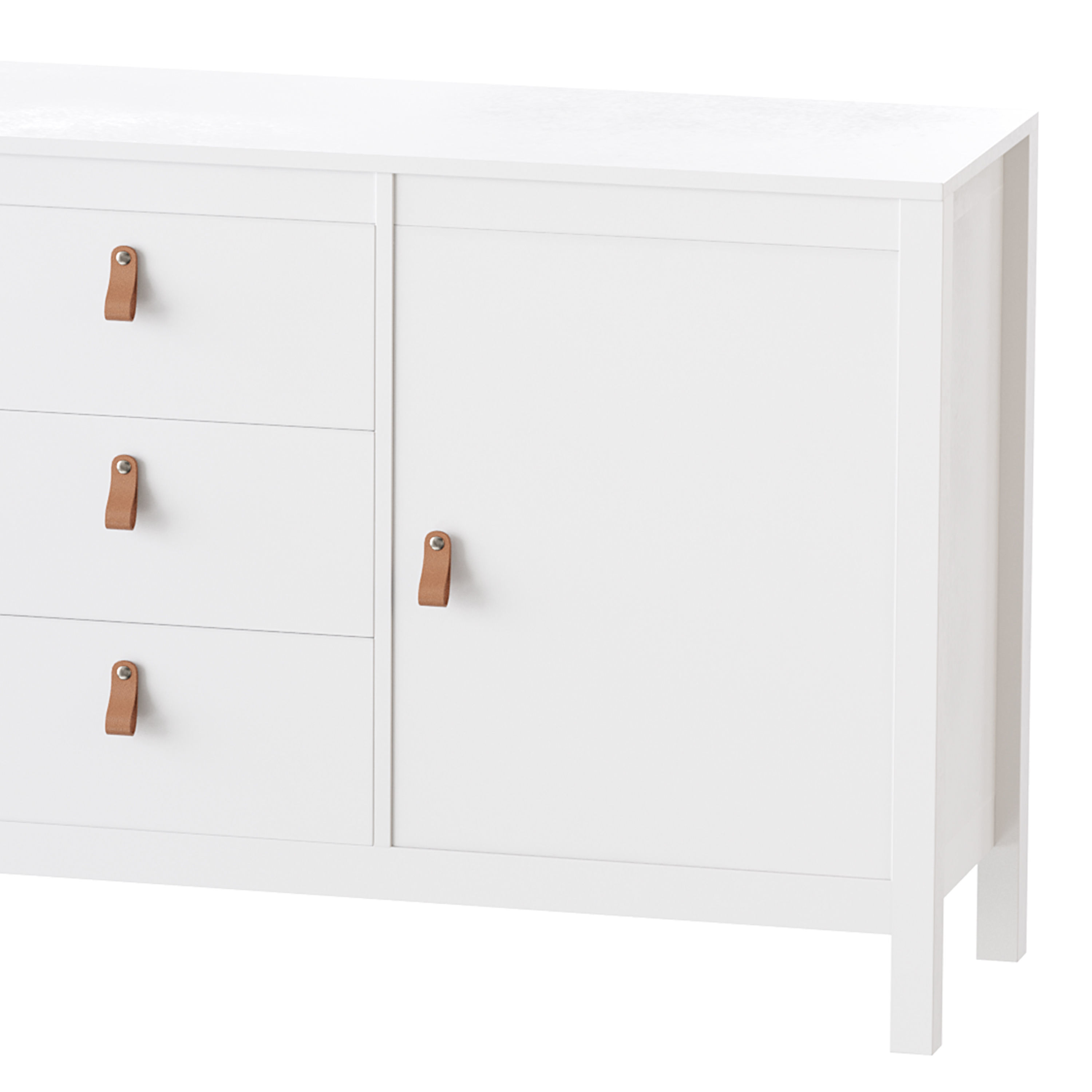 Mcintyre Wide 3 Drawer Sideboard 3D model_8