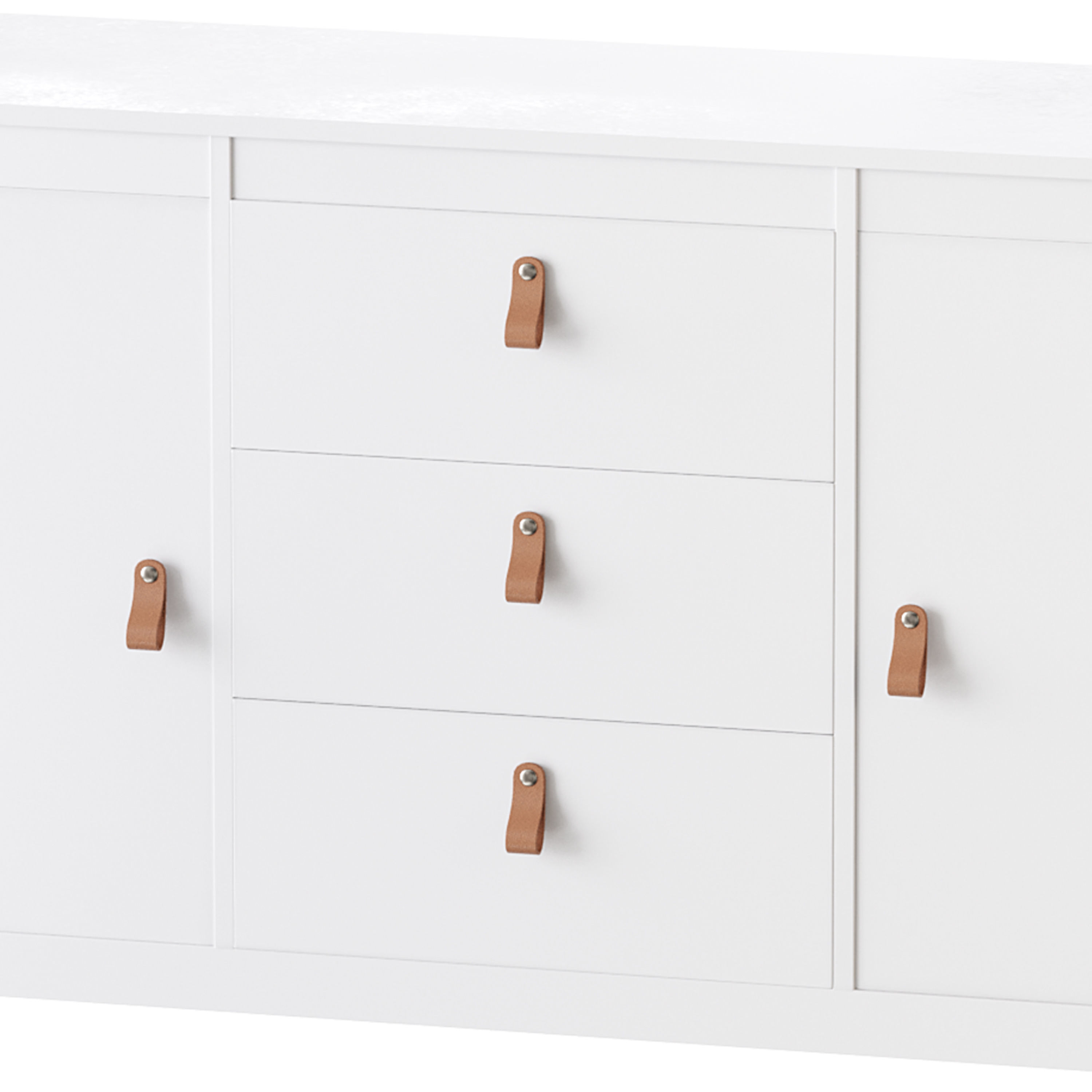 Mcintyre Wide 3 Drawer Sideboard 3D model_4
