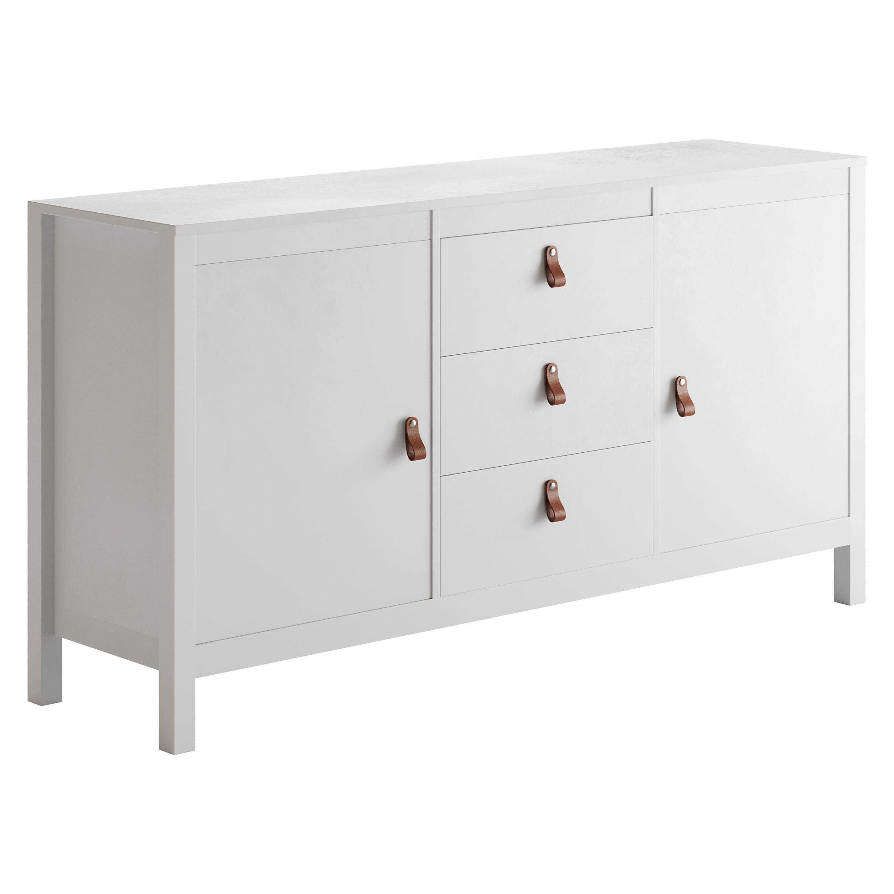 Mcintyre Wide 3 Drawer Sideboard 3D model_10