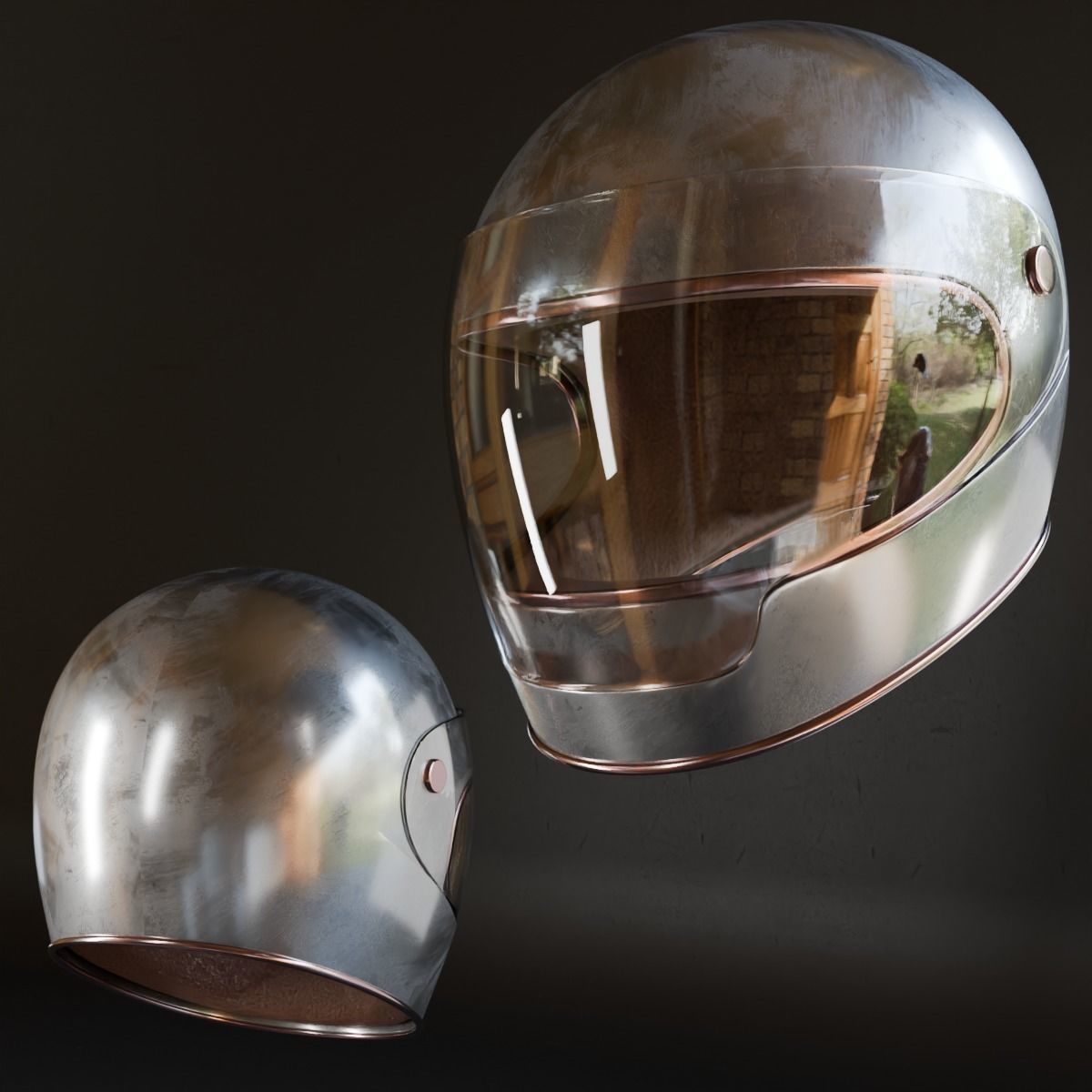 25 Helmet Base Mesh - VOL 07  3D model_14