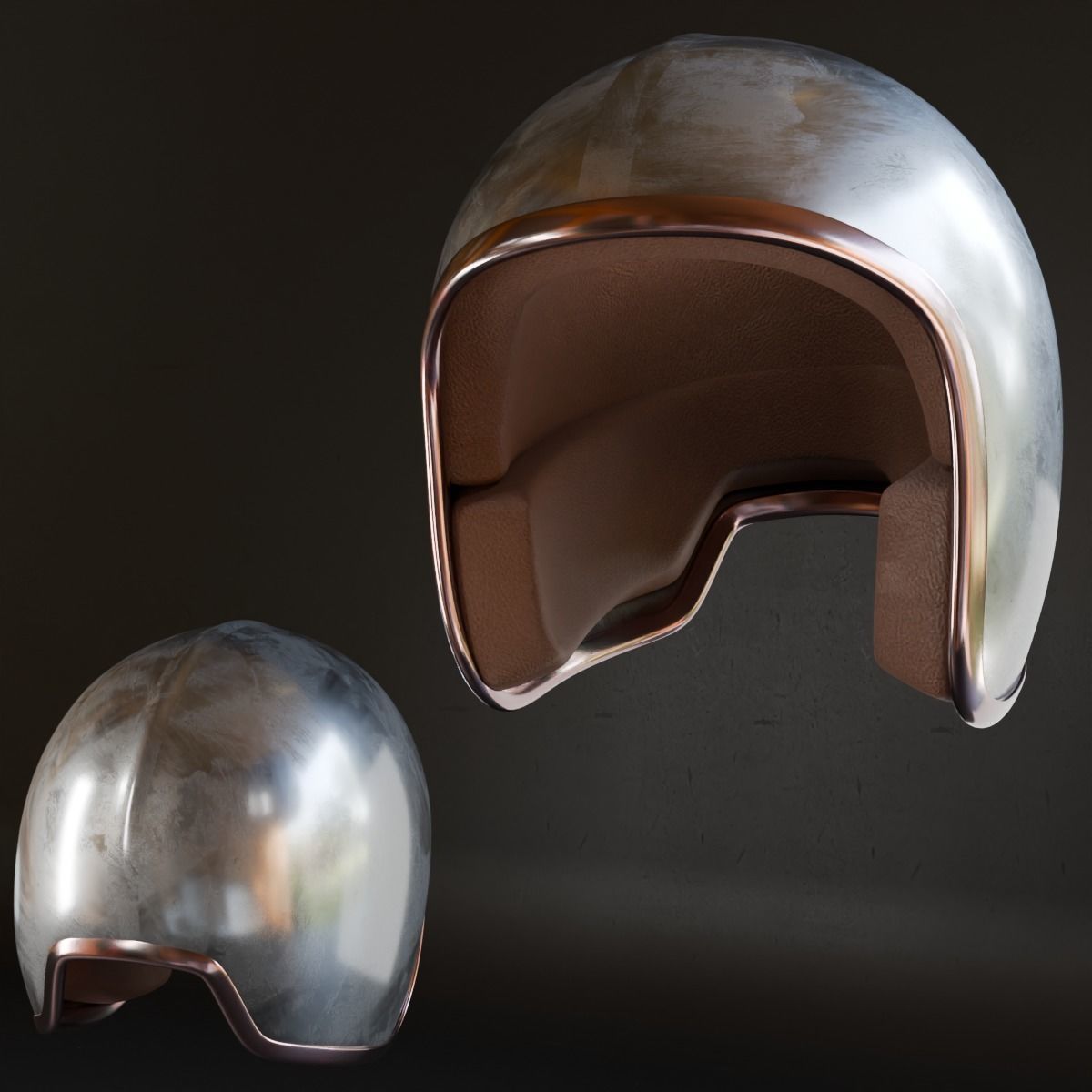 25 Helmet Base Mesh - VOL 07  3D model_7