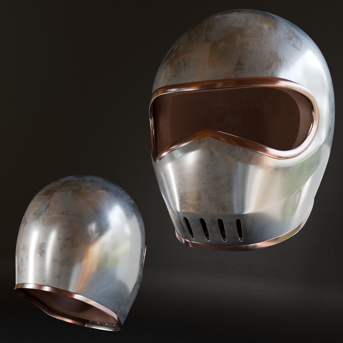 25 Helmet Base Mesh - VOL 07  3D model_13