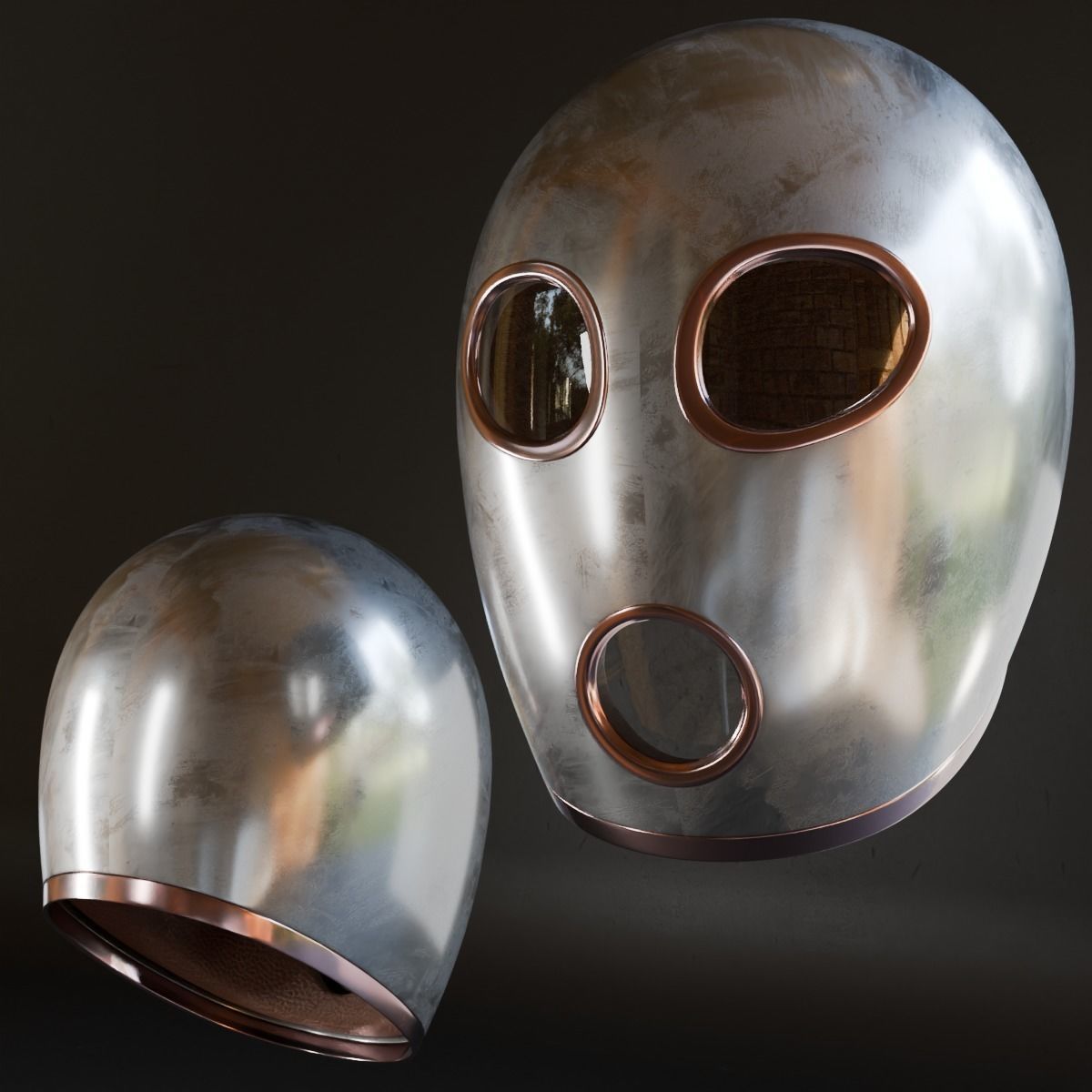 25 Helmet Base Mesh - VOL 07  3D model_15