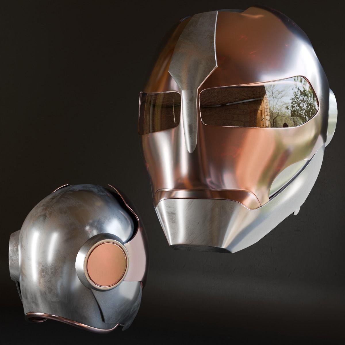 25 Helmet Base Mesh - VOL 07  3D model_12