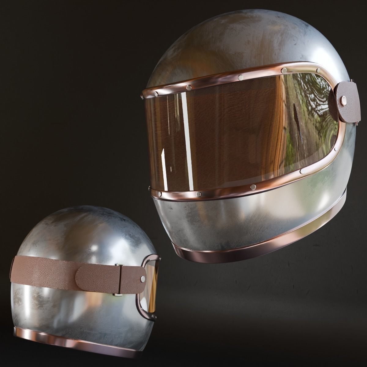 25 Helmet Base Mesh - VOL 07  3D model_9