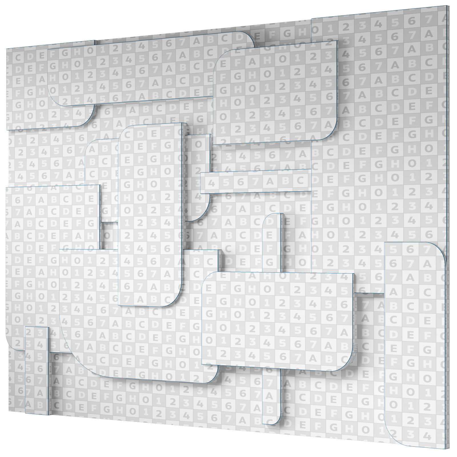 Wall panel RJ Easy Design 09 3D model_3