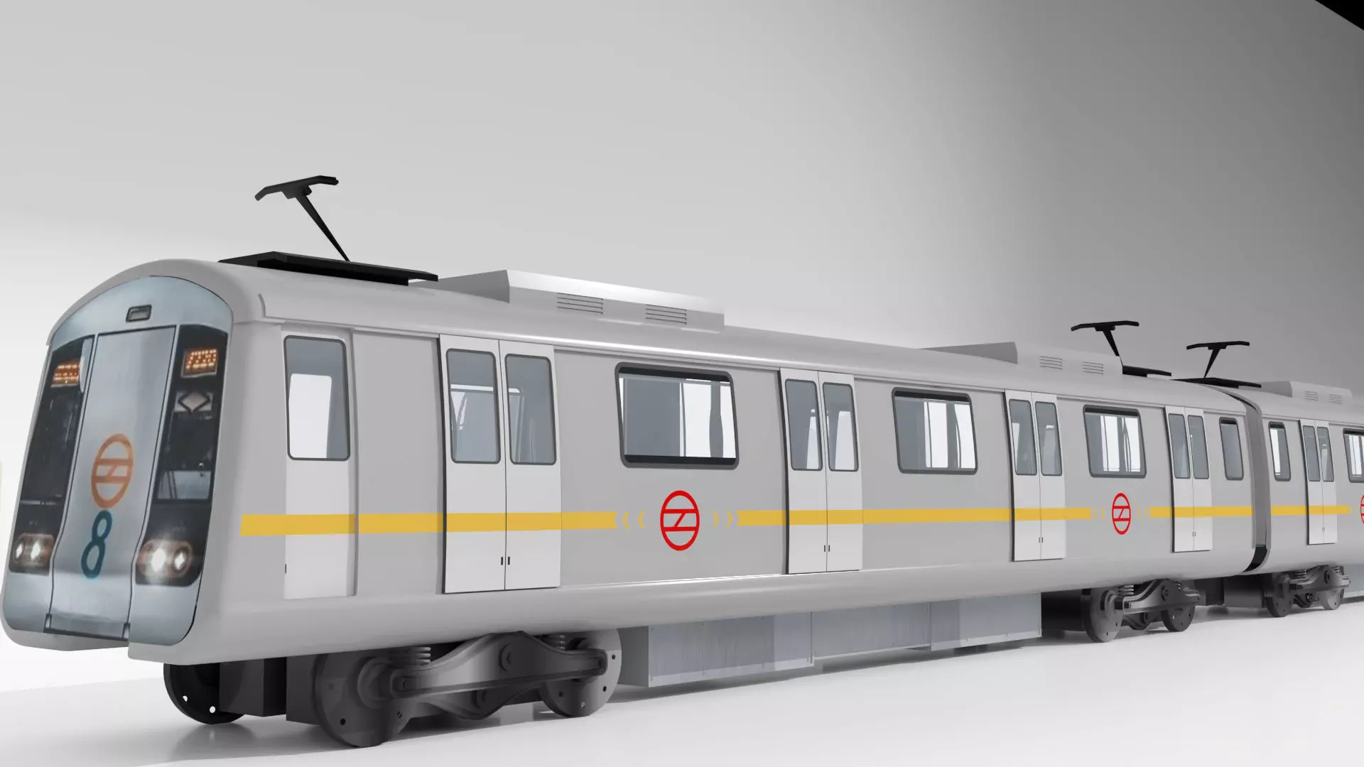 Delhi Metro 3D model_0
