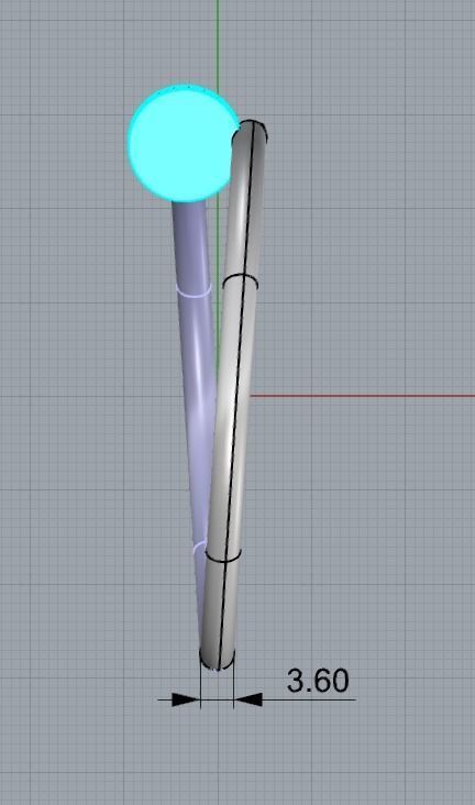 Bracelet Just un clou  3D print model_4