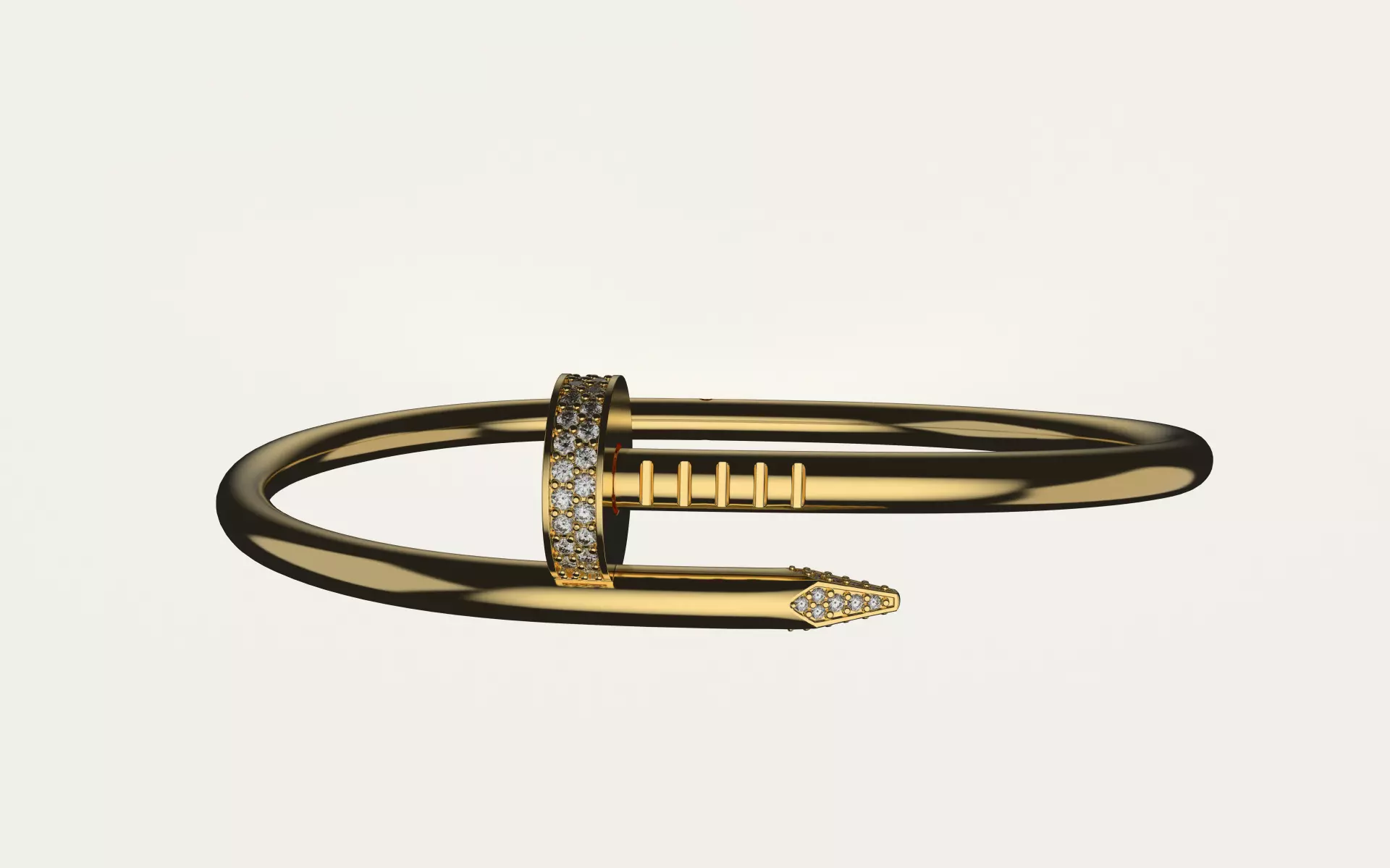 Bracelet Just un clou  3D print model_0