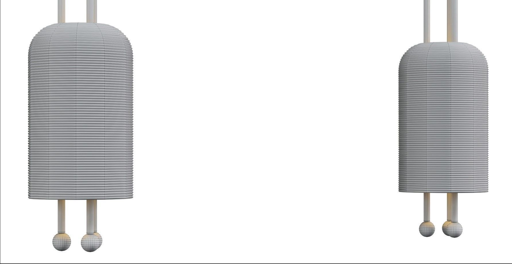 Apparatus Lantern 2 Pendant Low-poly 3D model_8