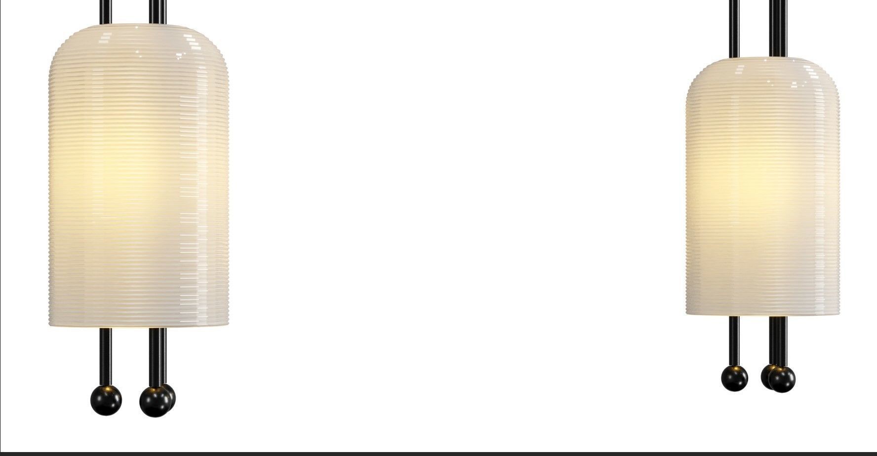 Apparatus Lantern 2 Pendant Low-poly 3D model_5