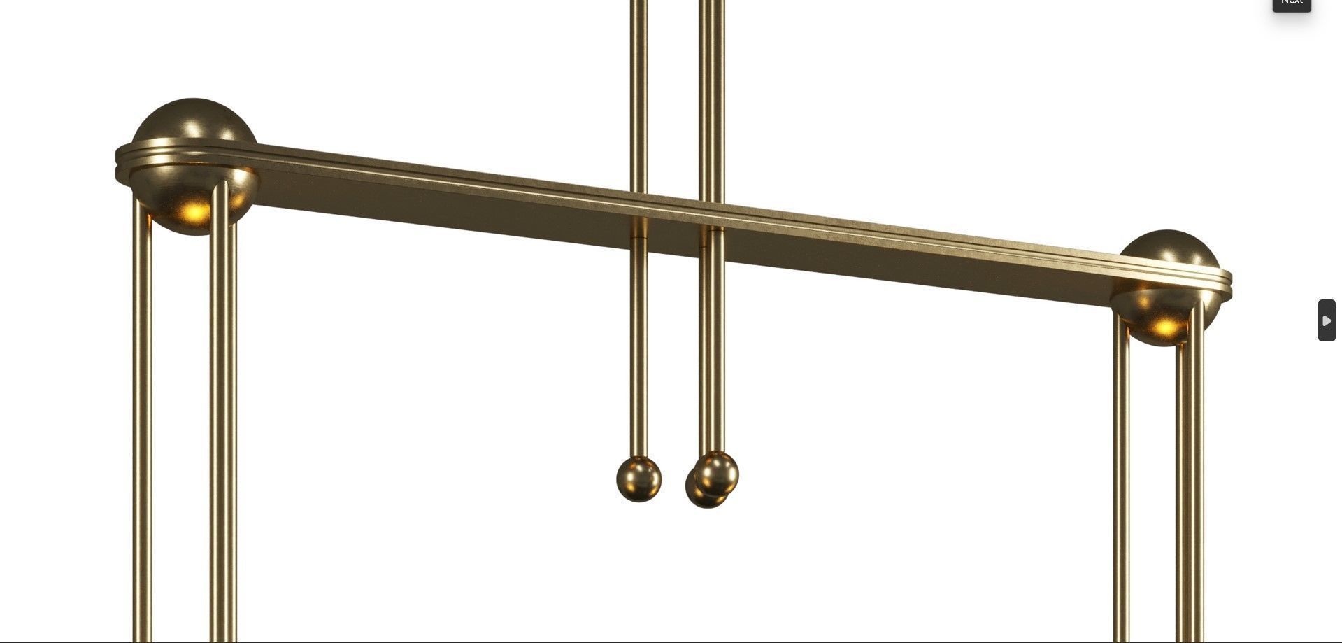 Apparatus Lantern 2 Pendant Low-poly 3D model_4